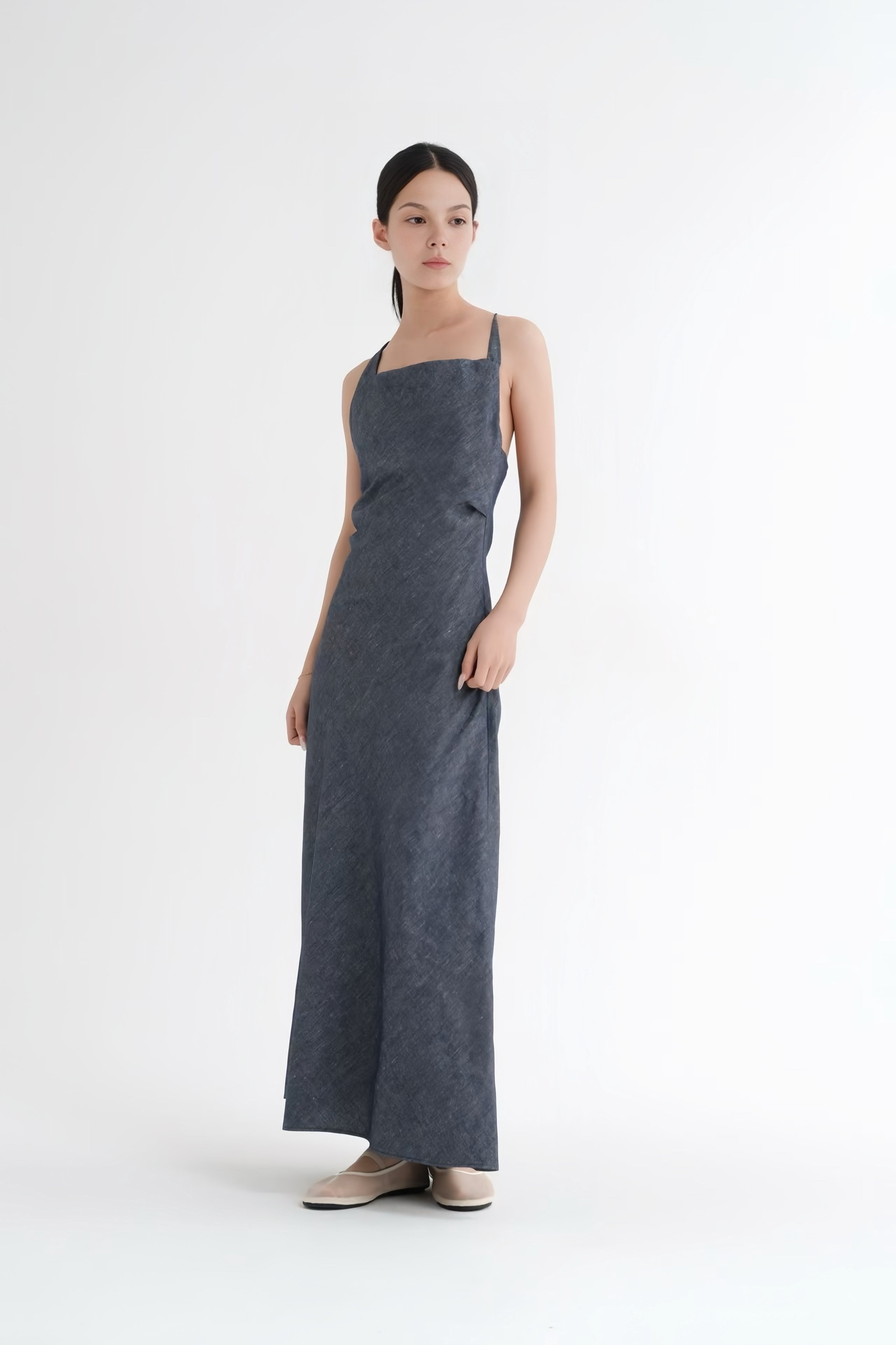 LAYERPLAN | Aven Long Asymmetric Dress