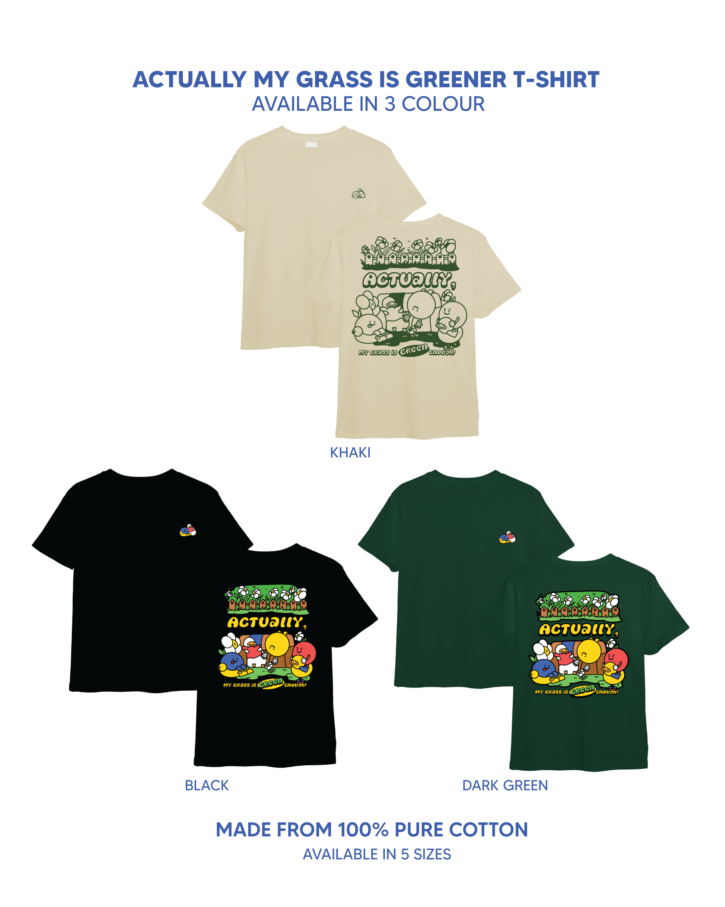 THE EVERYDAY CLUB | Actually, My Grass Is Green Enough T-Shirt