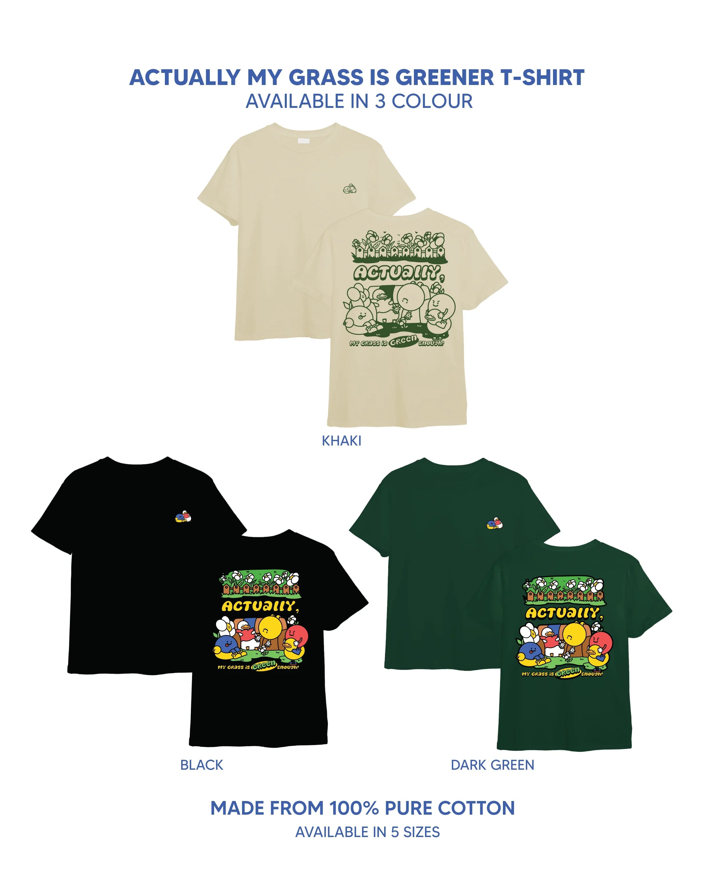 THE EVERYDAY CLUB | Actually, My Grass Is Green Enough T-Shirt