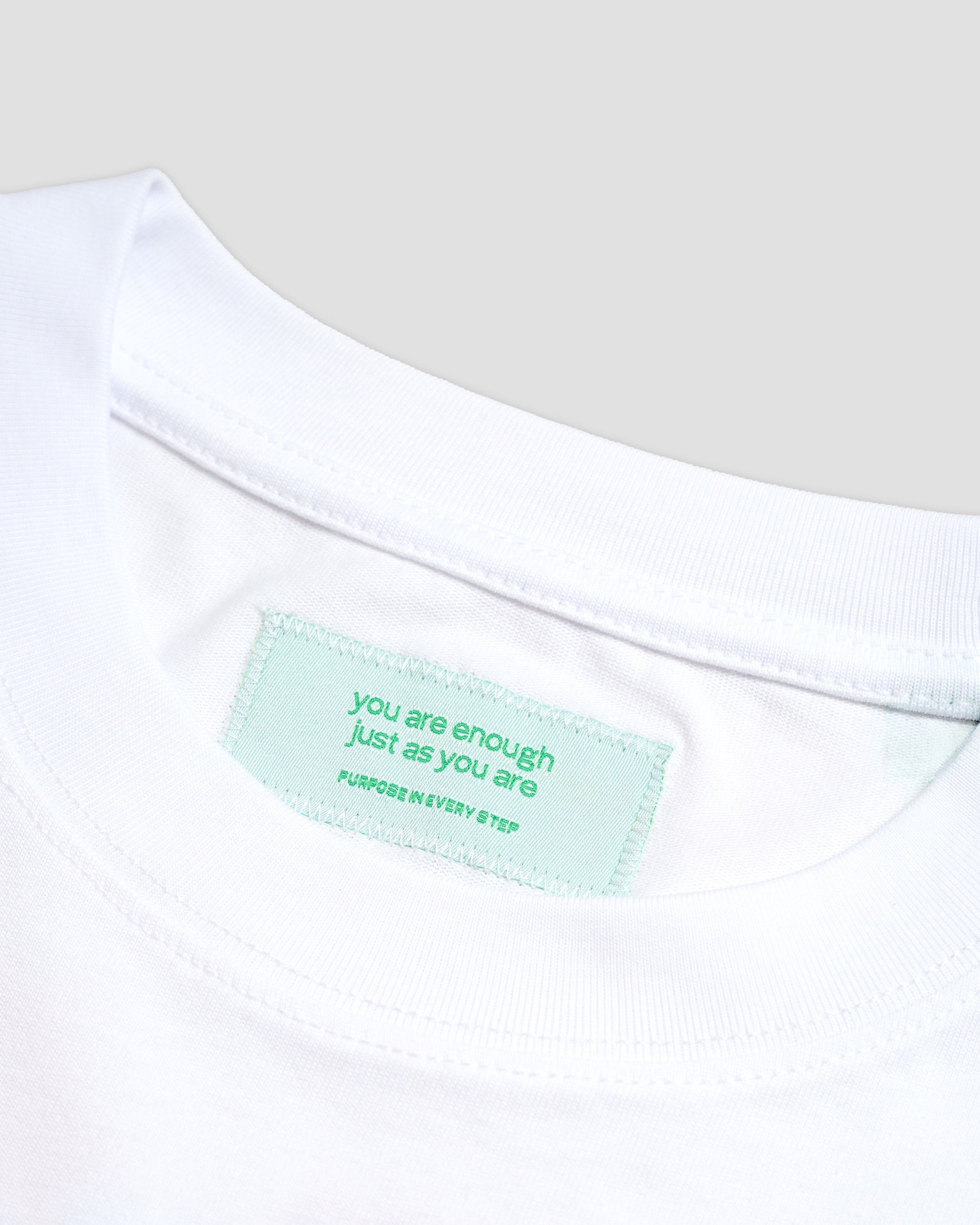 TALKING TOES | Eager Beaver Oversized Tee | White