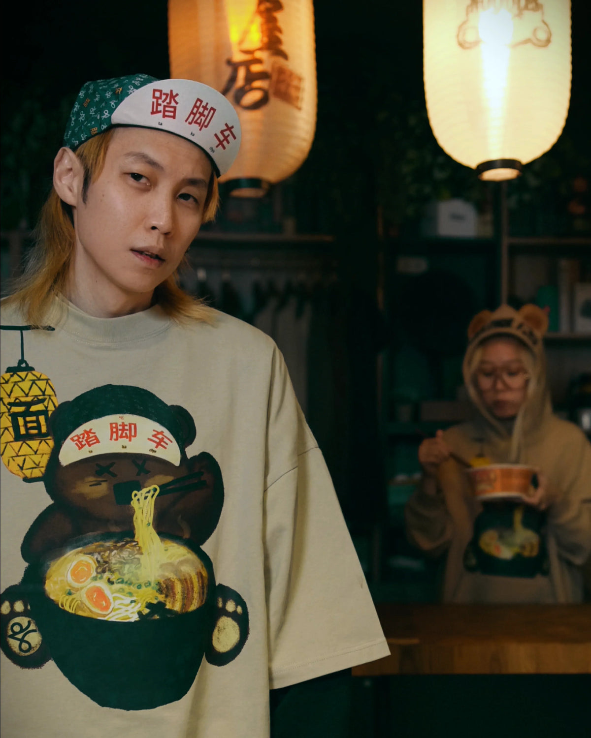 EXTRA NOODLE | EXTRA NOODLES x TAKACHYA Monogram Cycling Cap