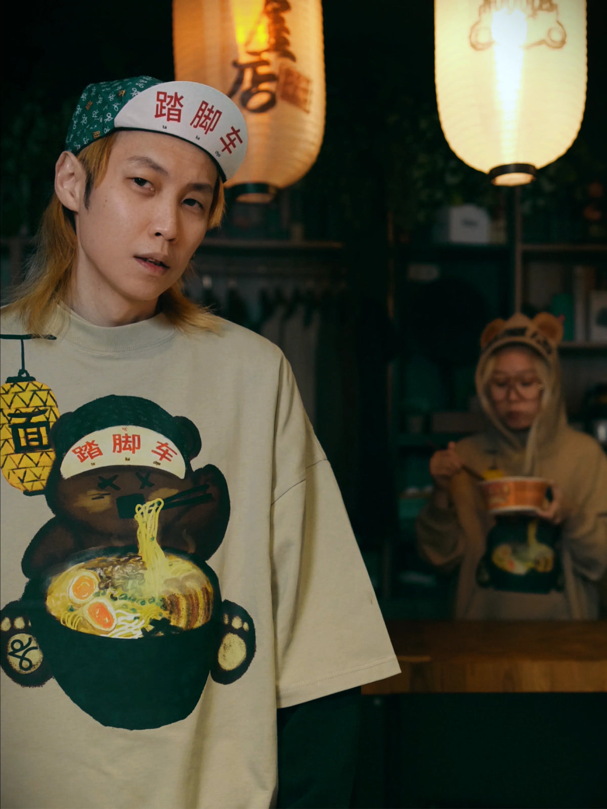 EXTRA NOODLE | EXTRA NOODLES x TAKACHYA Monogram Cycling Cap