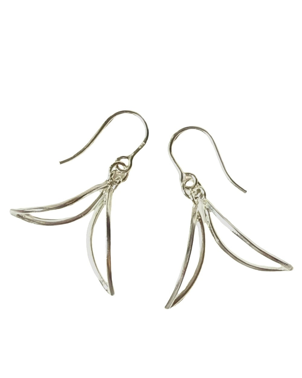 CREATIVE JEWELLERY STUDIO | Silver Wings Earrings by WA by Sylvia