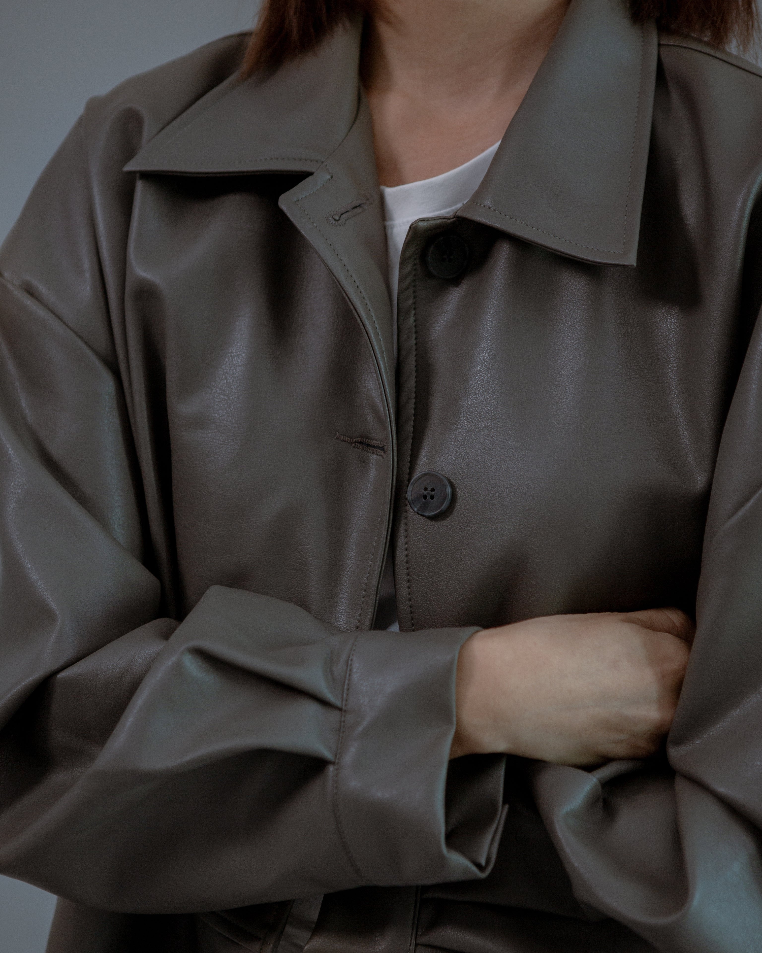SAERO COLLECTIVE | Gajuk Oversized Jacket | Charcoal Grey