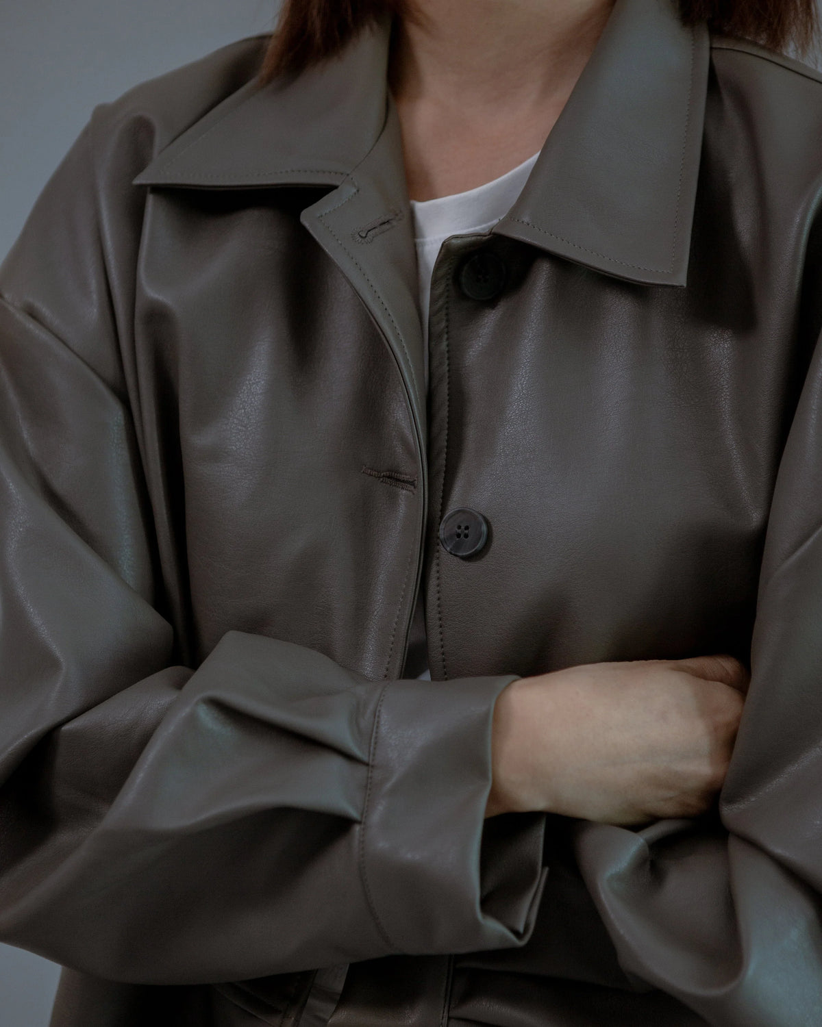 SAERO COLLECTIVE | Gajuk Oversized Jacket | Charcoal Grey
