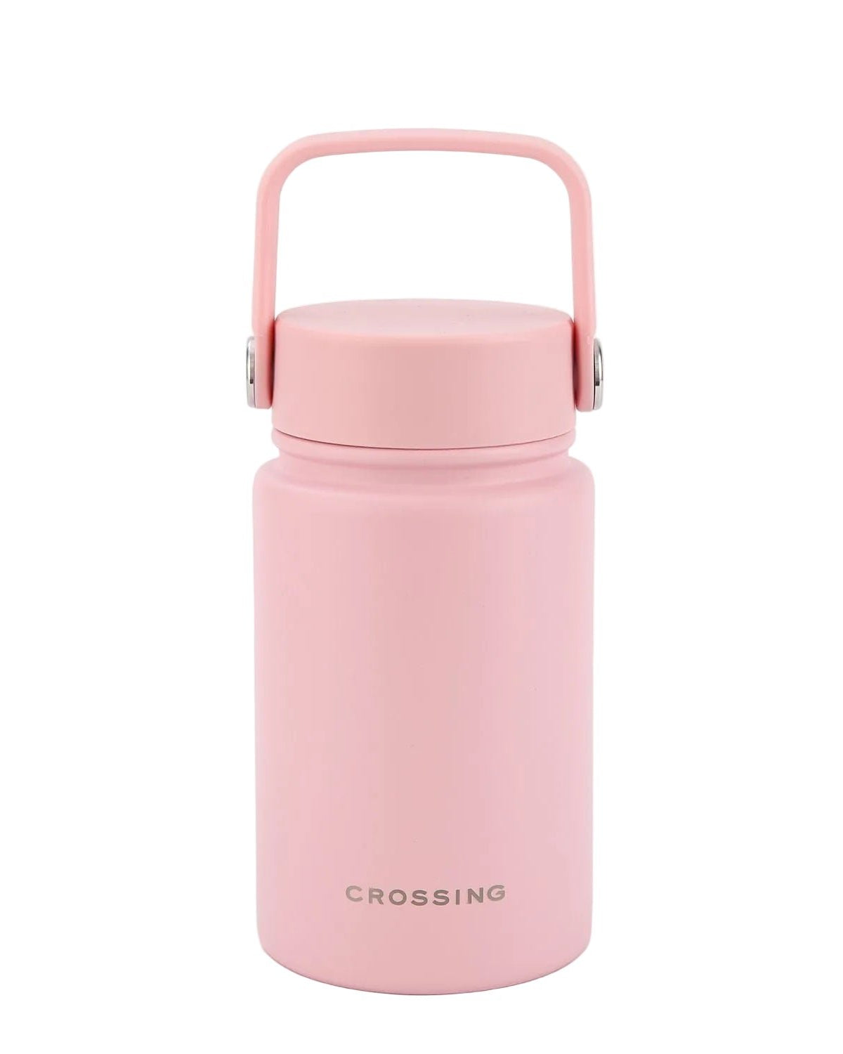 CROSSING | 400ml Urban Ceramic S/S Insulated Flat Cap Bottle With Handle