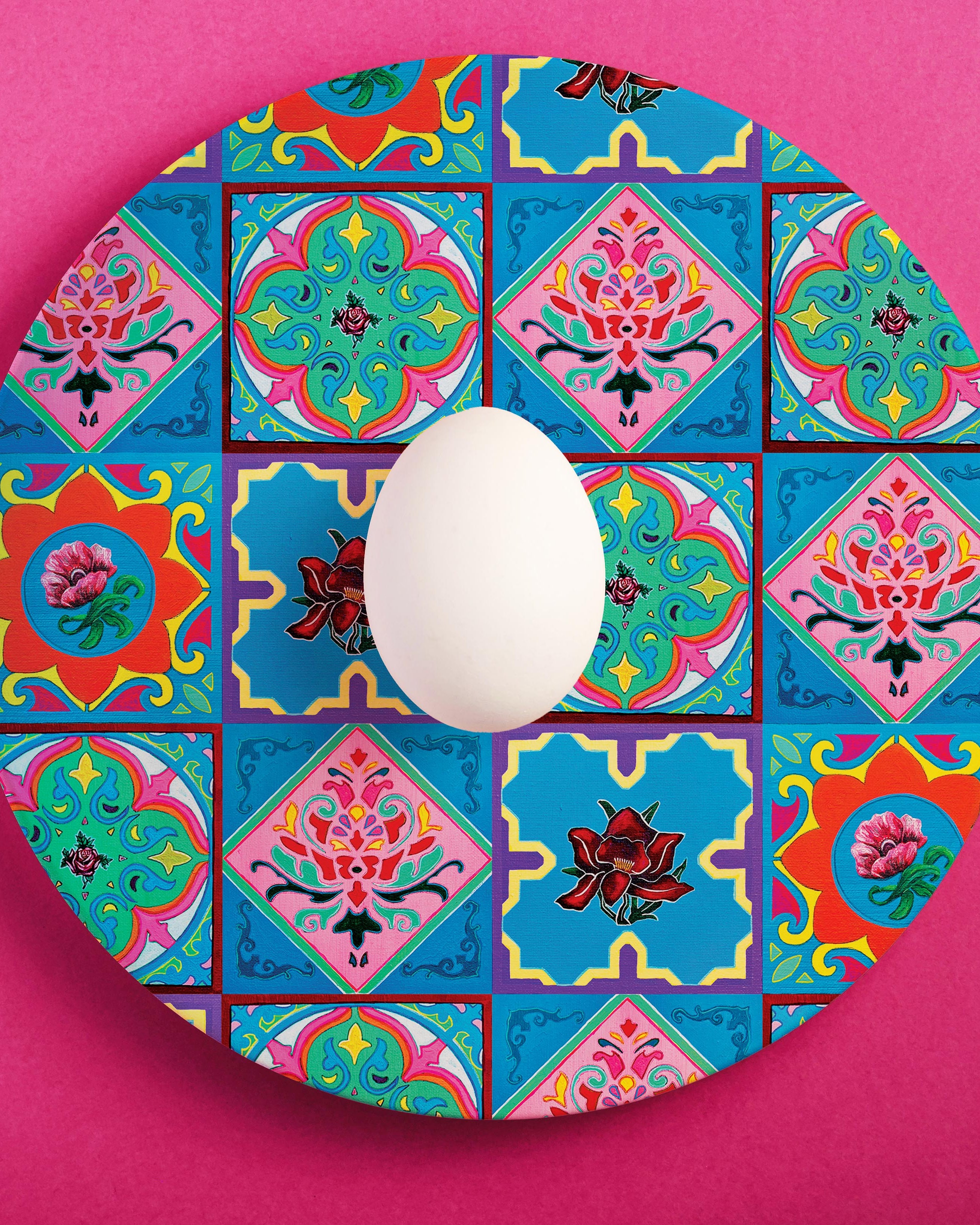 KELLY SER ATELIER | Heritage Tile Bamboo Plates Set