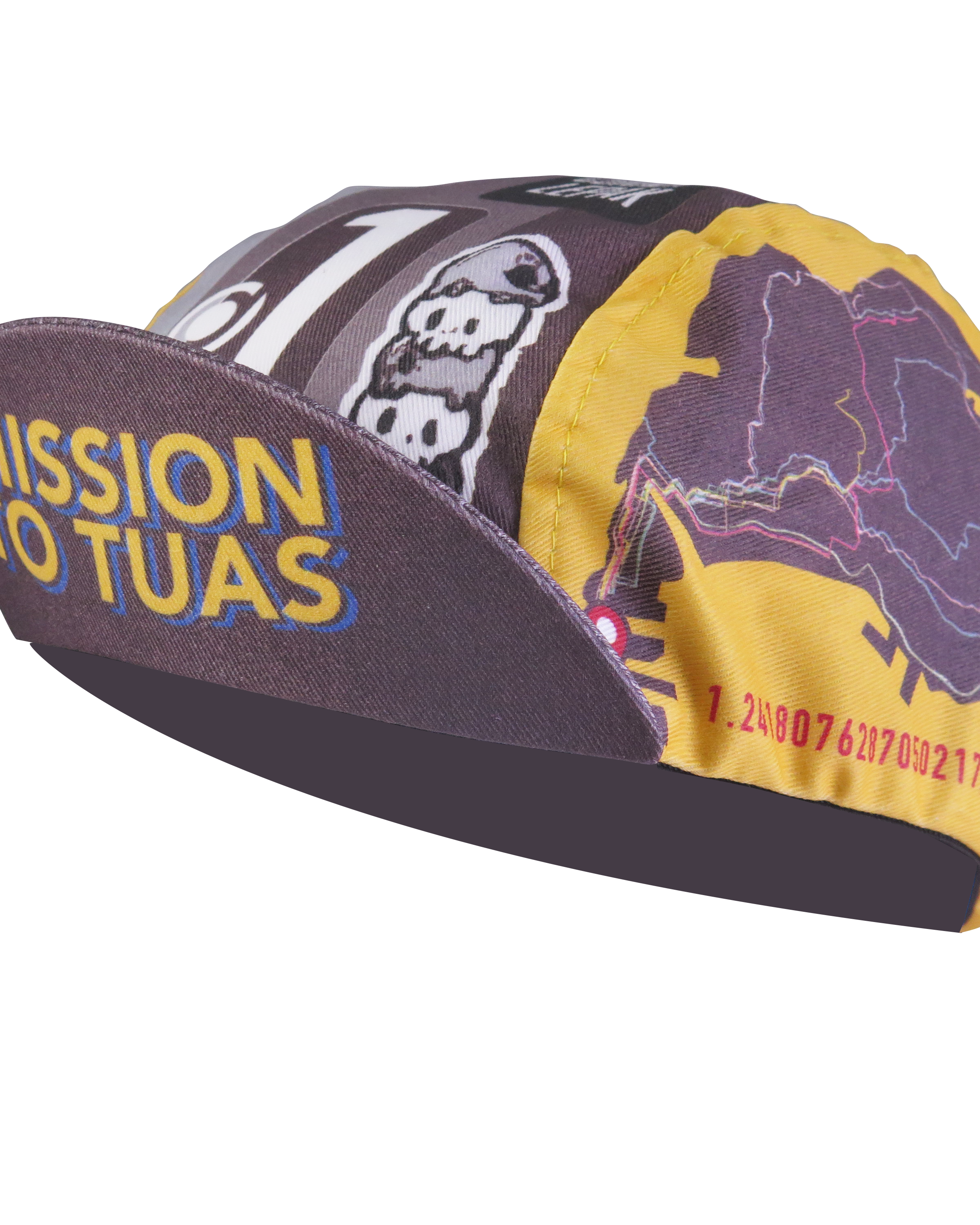 A DESIGN BY TAKACHYA | Cycling Cap - Mission to Tuas Grayscale