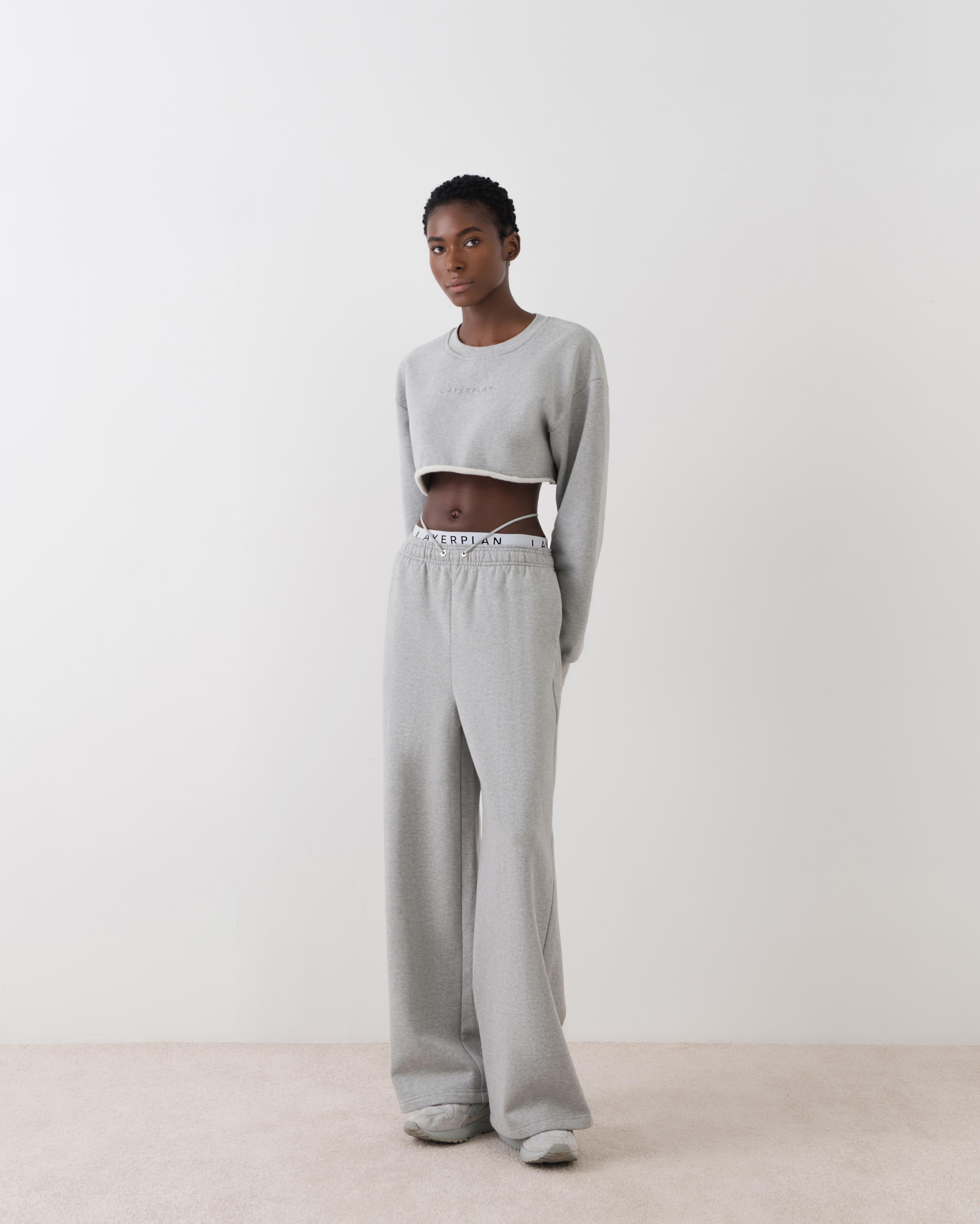 LAYERPLAN | LP Wideleg Logo Sweater Set