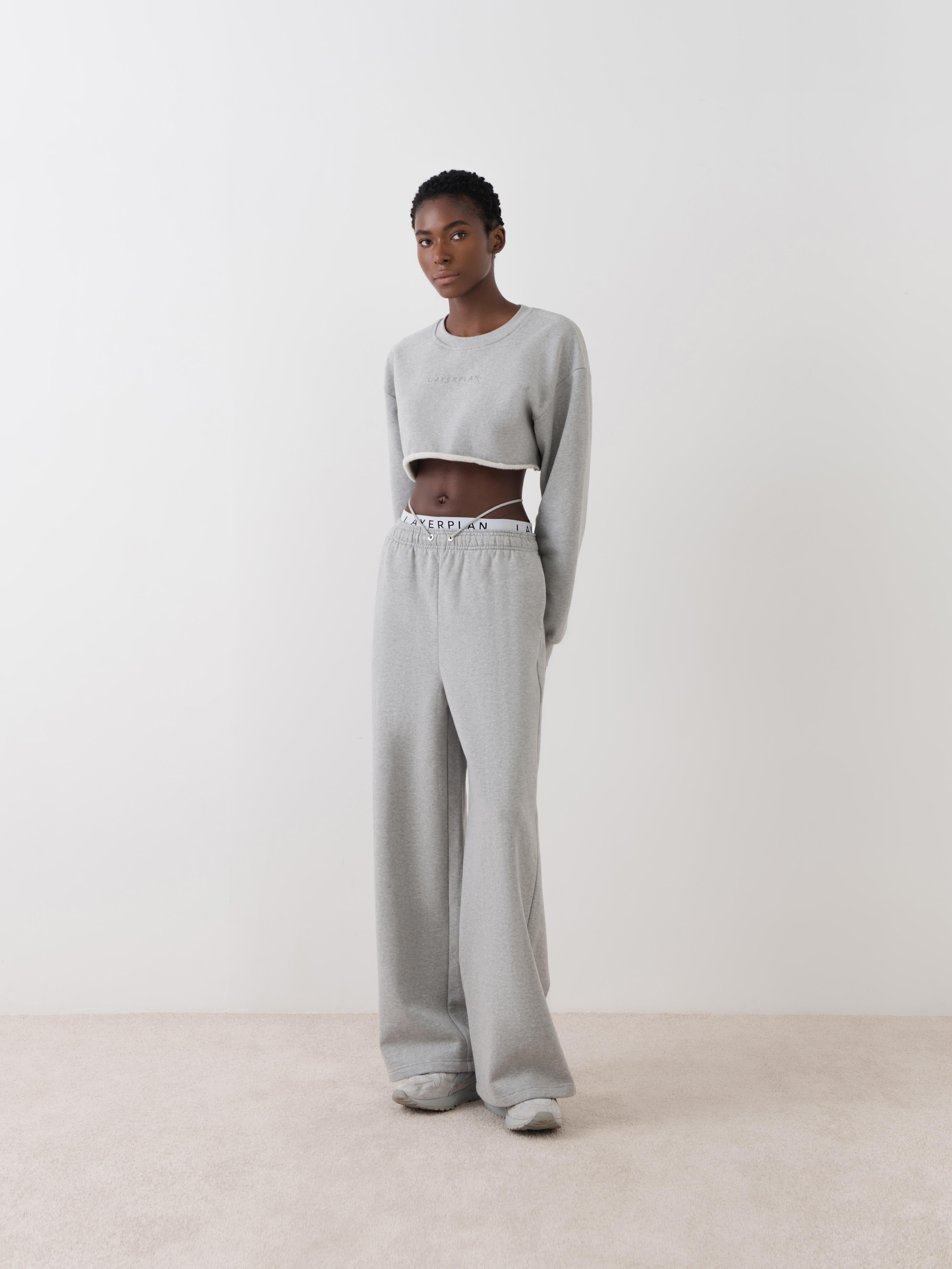 LAYERPLAN | LP Wideleg Logo Sweater Set