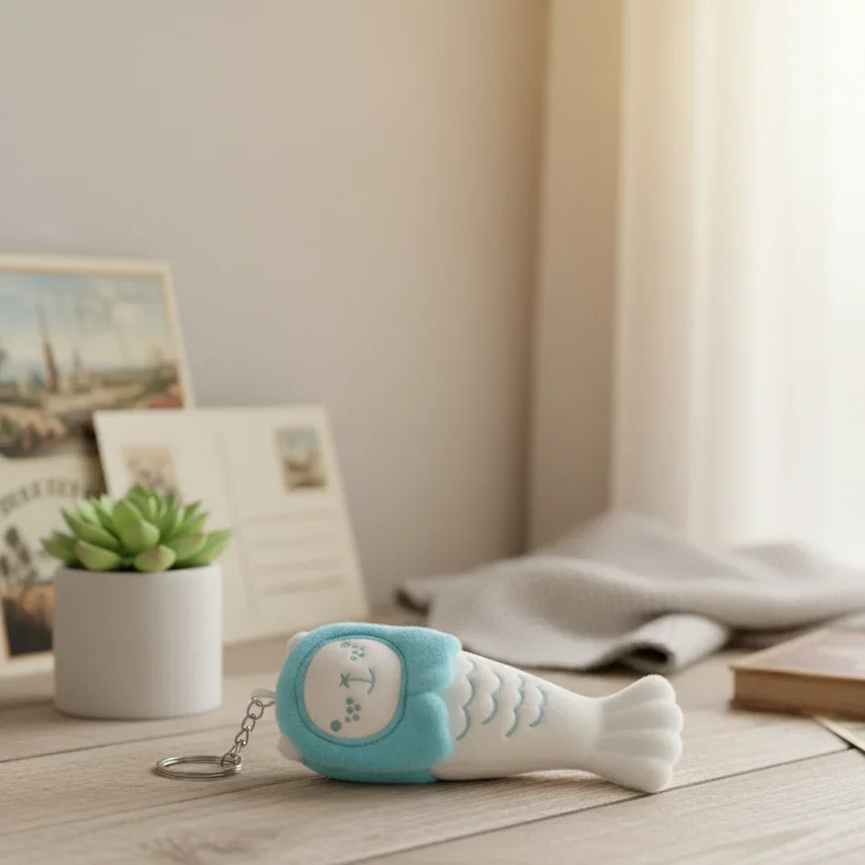 NOM | Merlion Chou Chou Mini Keychain