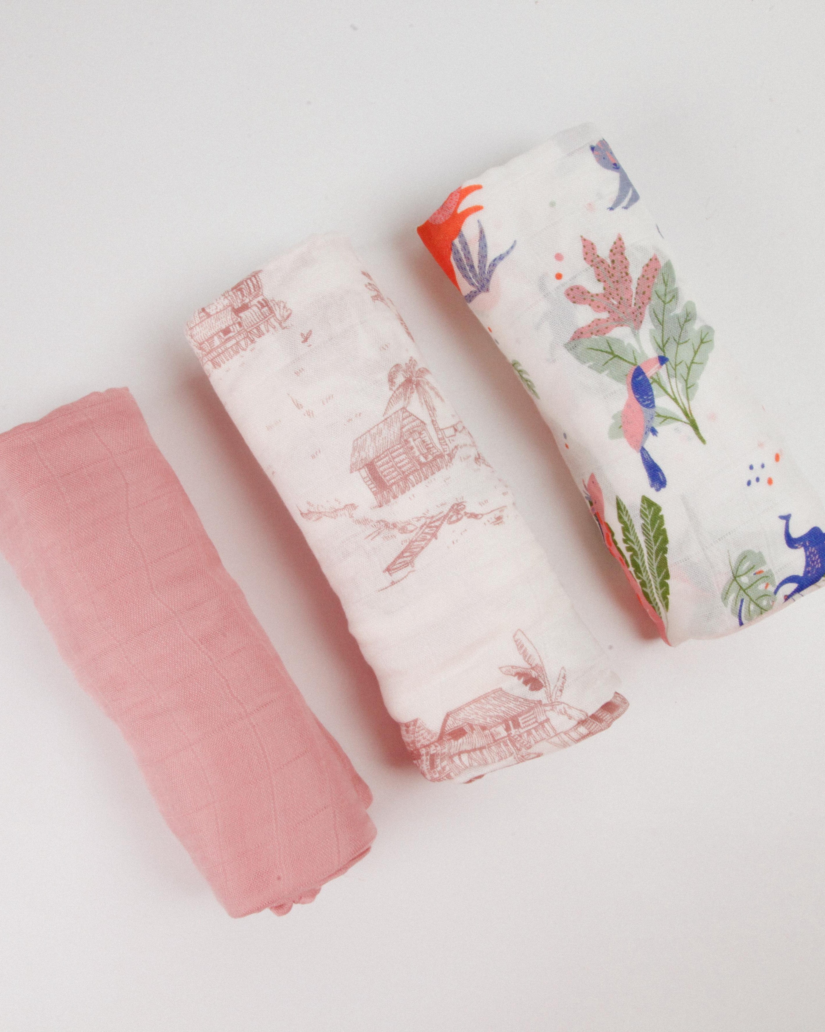 LITTLE REI | LRE Bamboo Swaddle 3PC