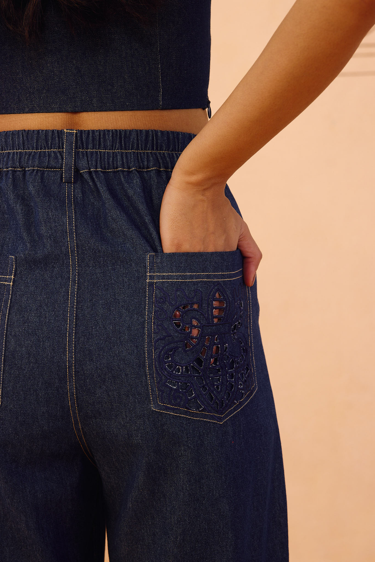 SUI | Heirloom Sustainable Denim Pleated Jeans