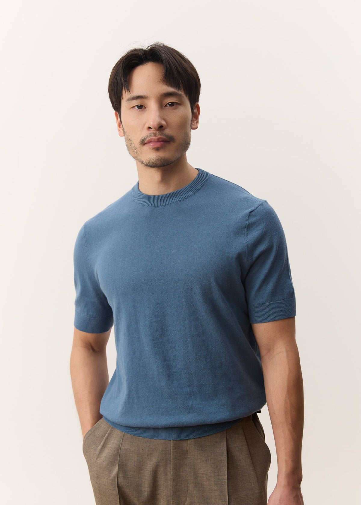 HOUSE OF HOUSE OF ANON PTE. LTD | Otto Mock Neck Knit Top - 100% Cotton