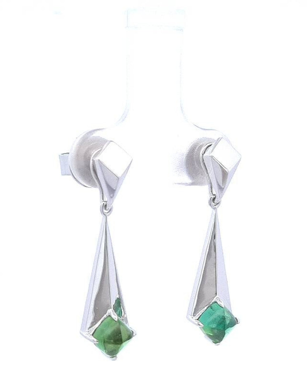 CREATIVE JEWELLERY STUDIO | Tourmaline Stalactite Silver Earrings by Glow byM