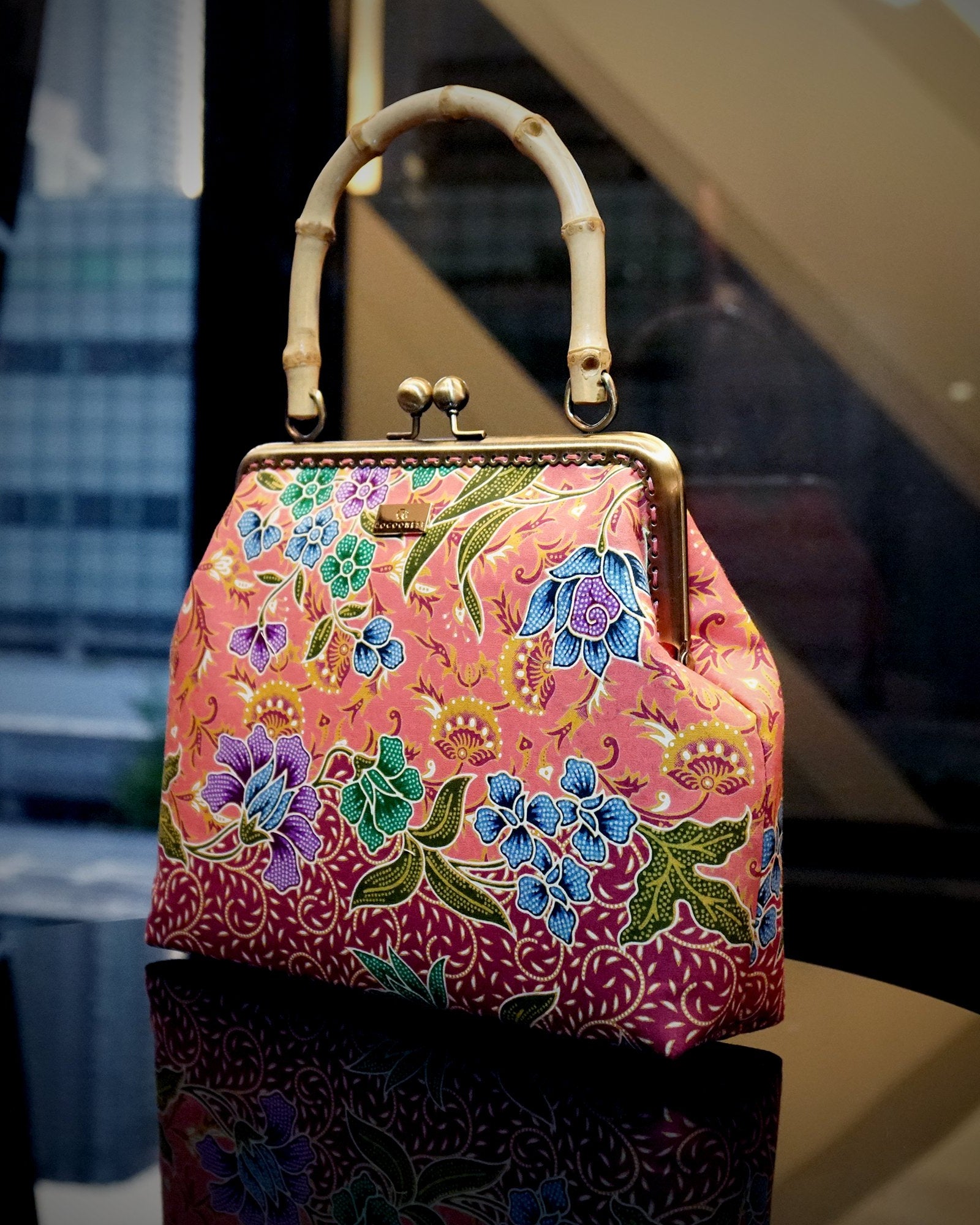 COCOONESE | Bamboo Top Handle Bag - Revolving Dream (PK)