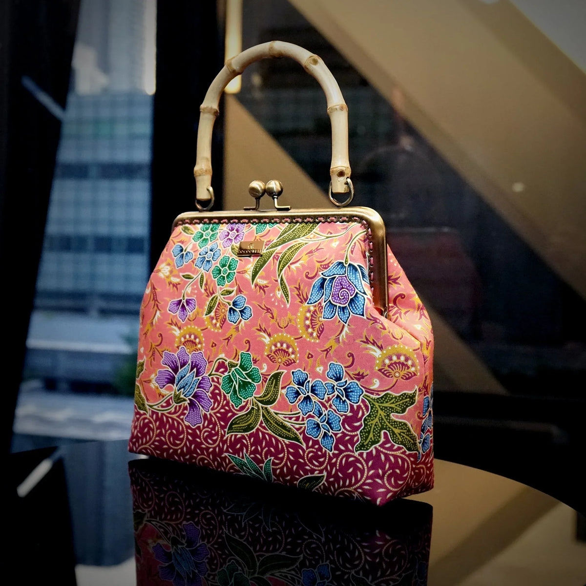 COCOONESE | Bamboo Top Handle Bag - Revolving Dream (PK)