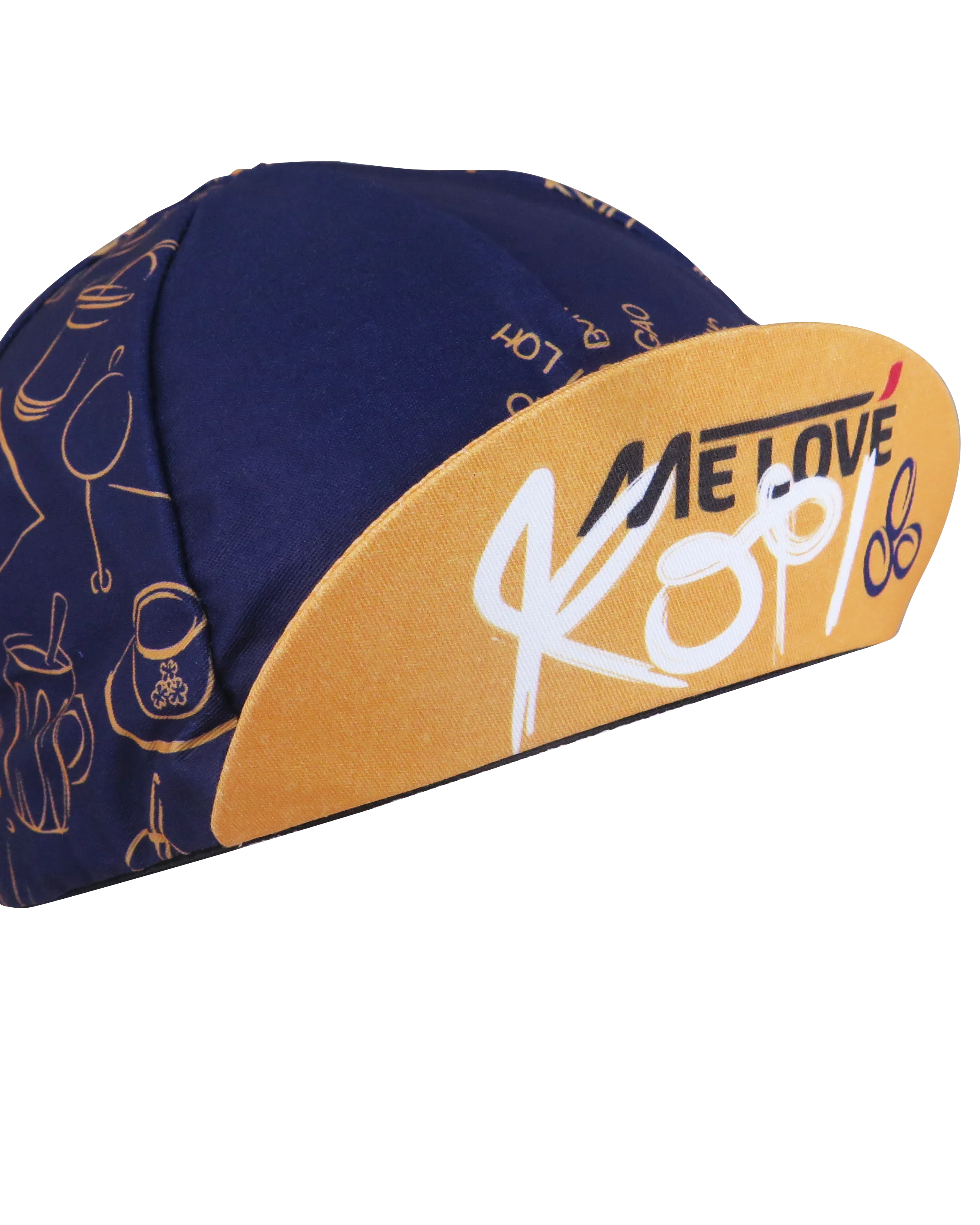 A DESIGN BY TAKACHYA | Cycling Cap - Me Love Kopi