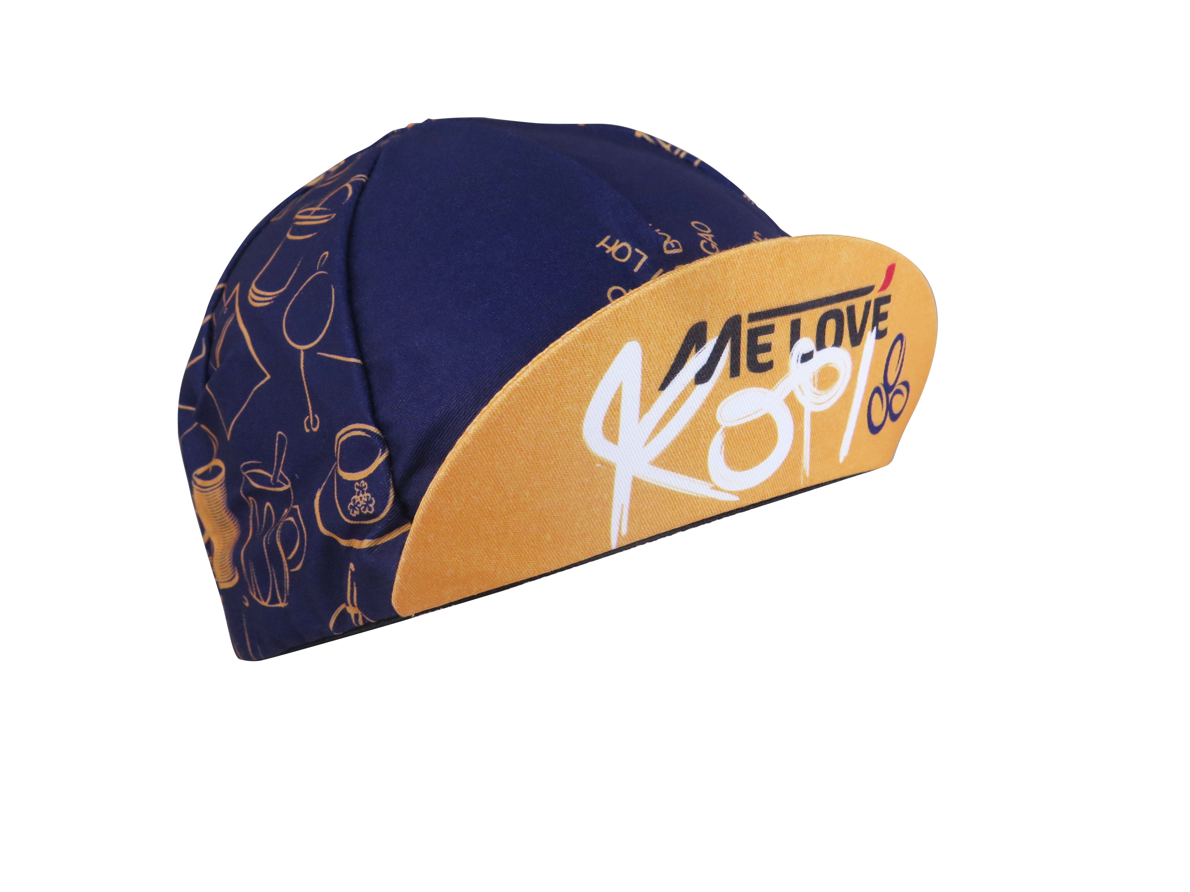 A DESIGN BY TAKACHYA | Cycling Cap - Me Love Kopi