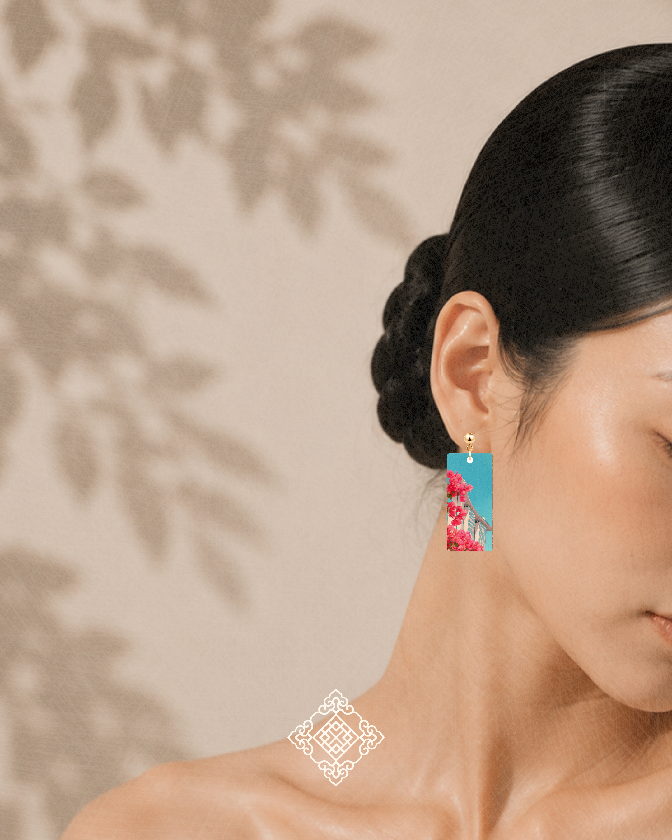 THE ANTECEDENT STORE | Singapore in Bloom Earrings | Bougainvillea