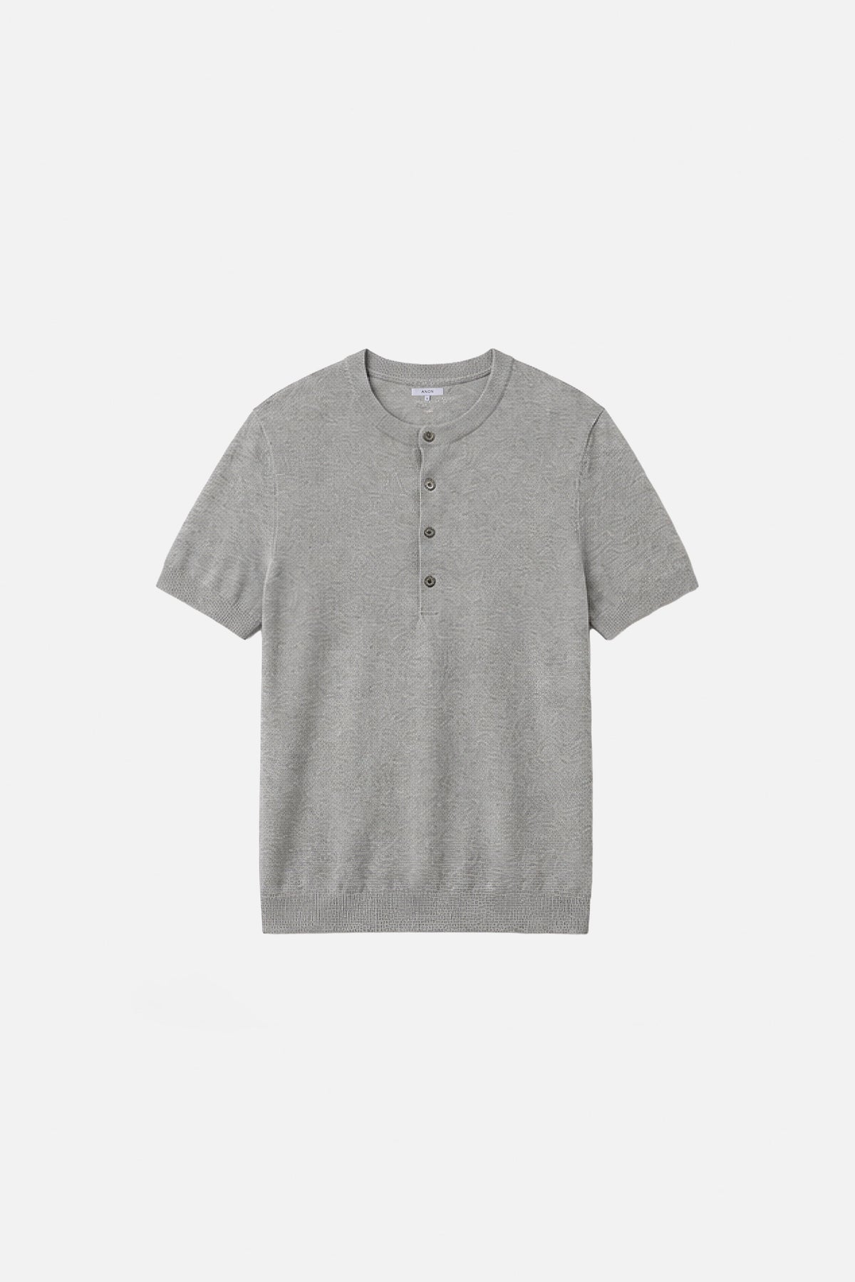 HOUSE OF HOUSE OF ANON PTE. LTD. | Sven Henley Knit Short Sleeve Top