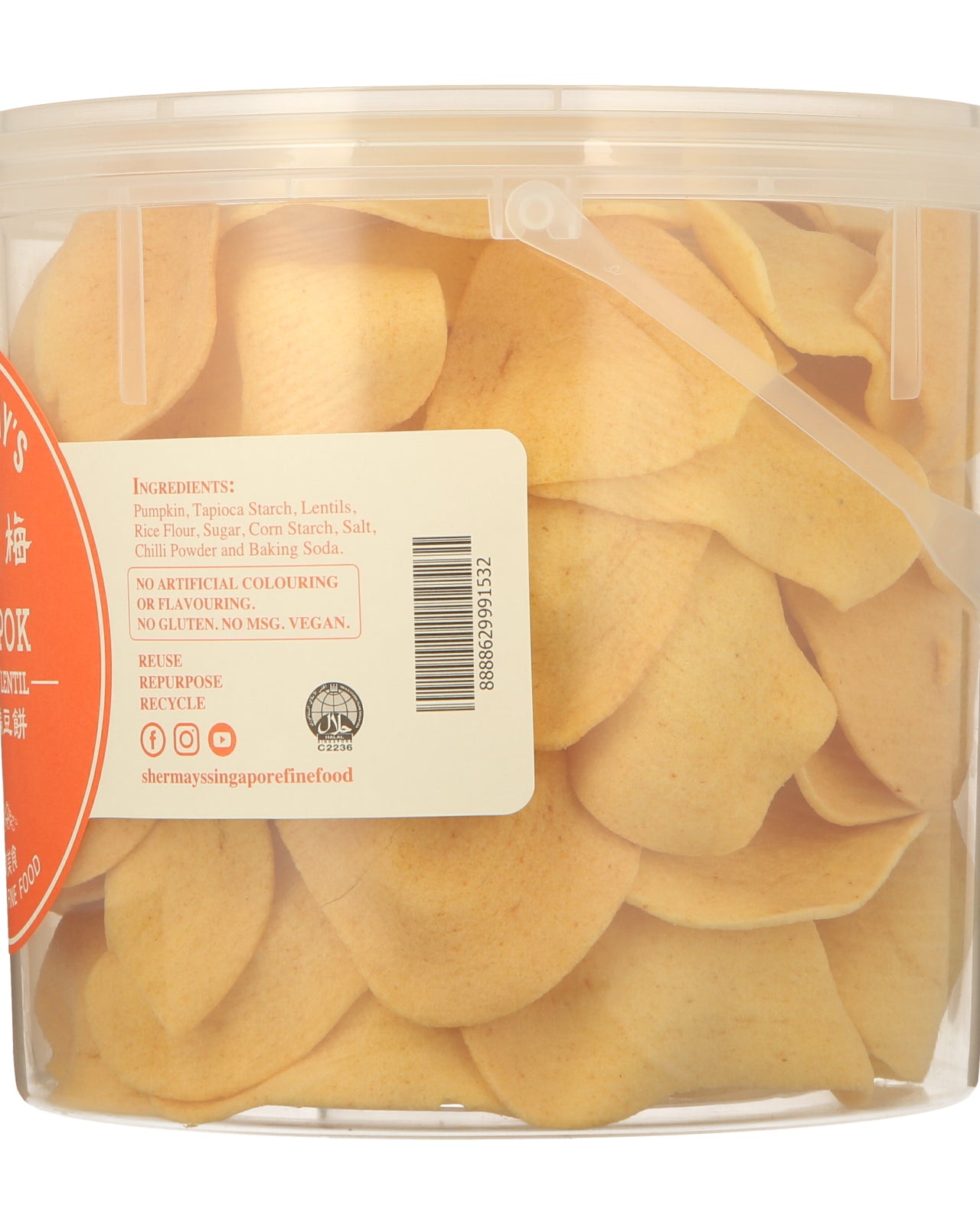 SHERMAY'S SINGAPORE FINE FOOD | Pumpkin Lentil Cracker Bucket