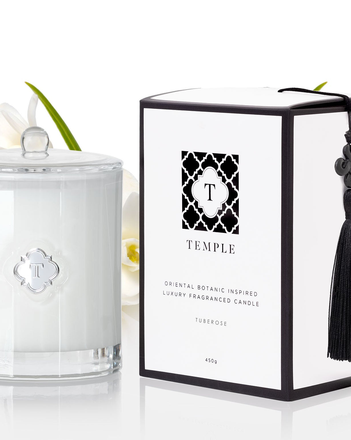TEMPLE CANDLES | Luxury Fragranced Candle - Tuberose