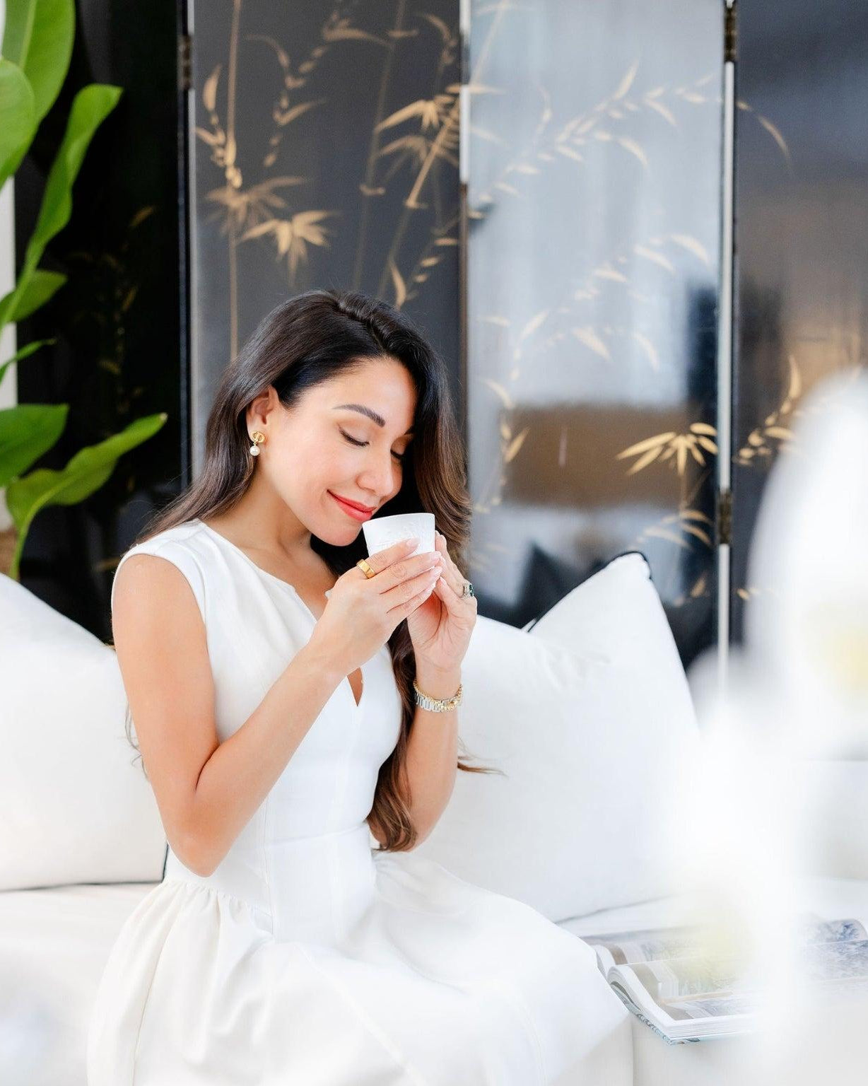 TEMPLE CANDLES | Chinoiserie Ceramic Candle