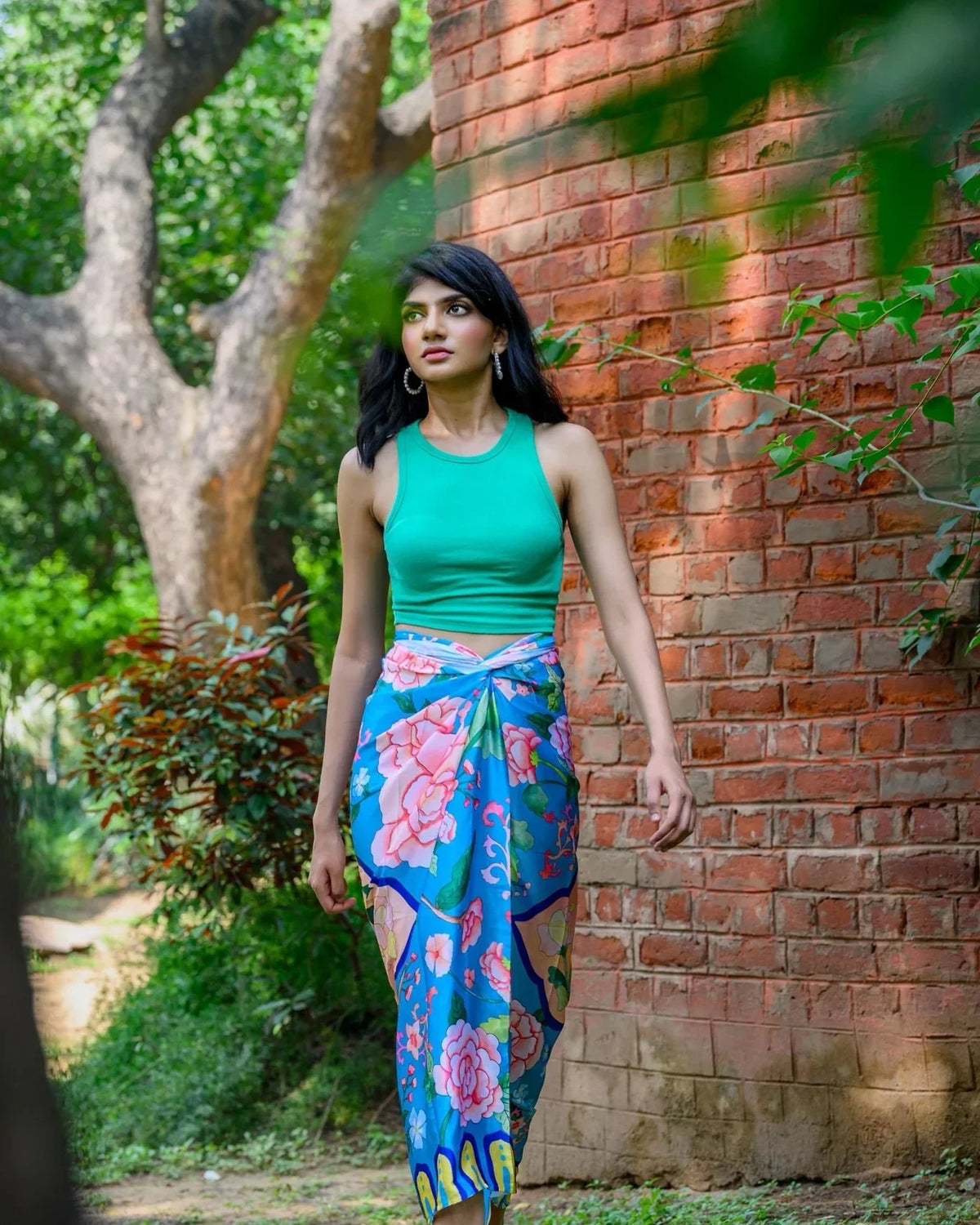 PHOTO PHACTORY | Jiwas Wrap Skirt | Peranakan Pottery Skirt