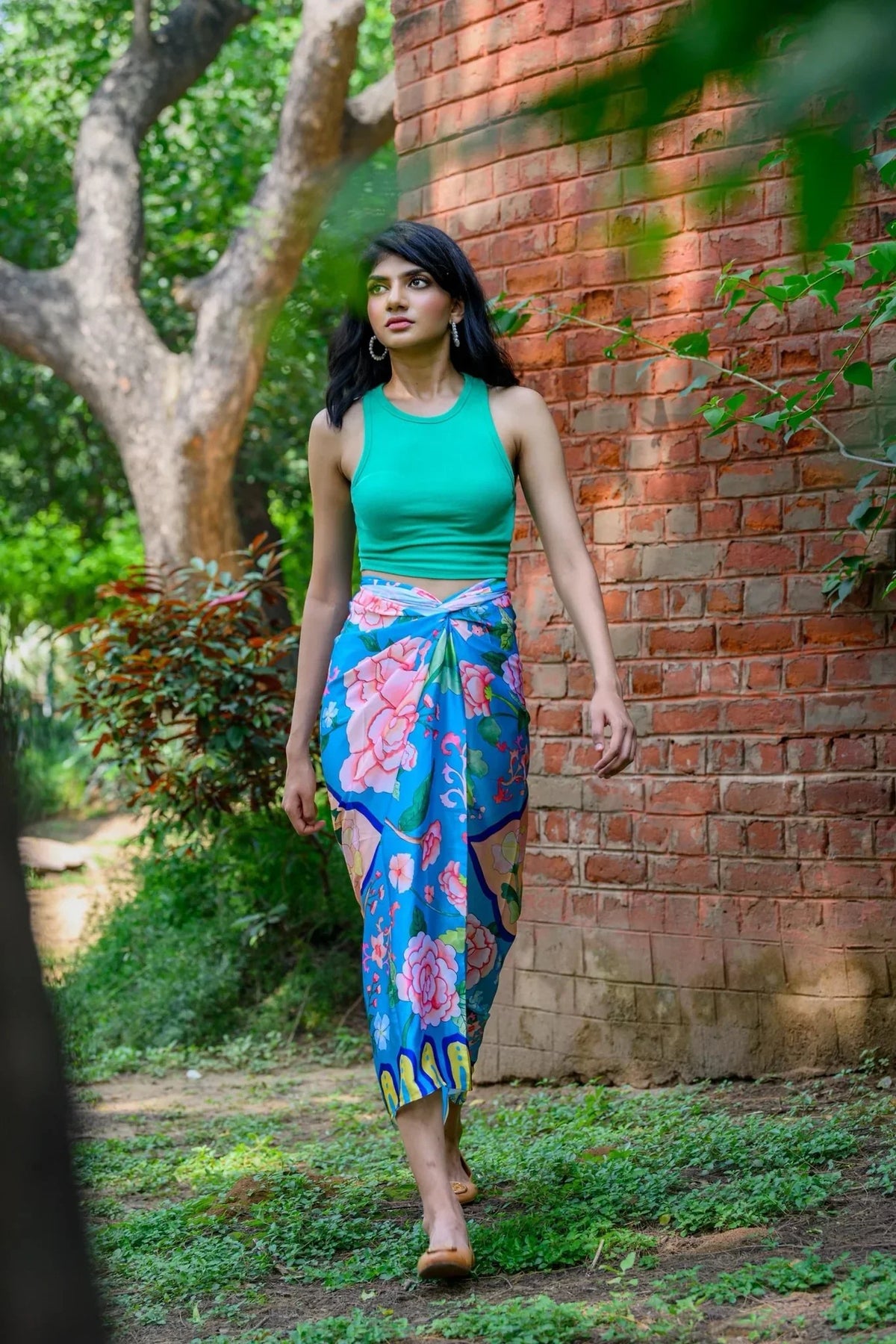 PHOTO PHACTORY | Jiwas Wrap Skirt | Peranakan Pottery Skirt