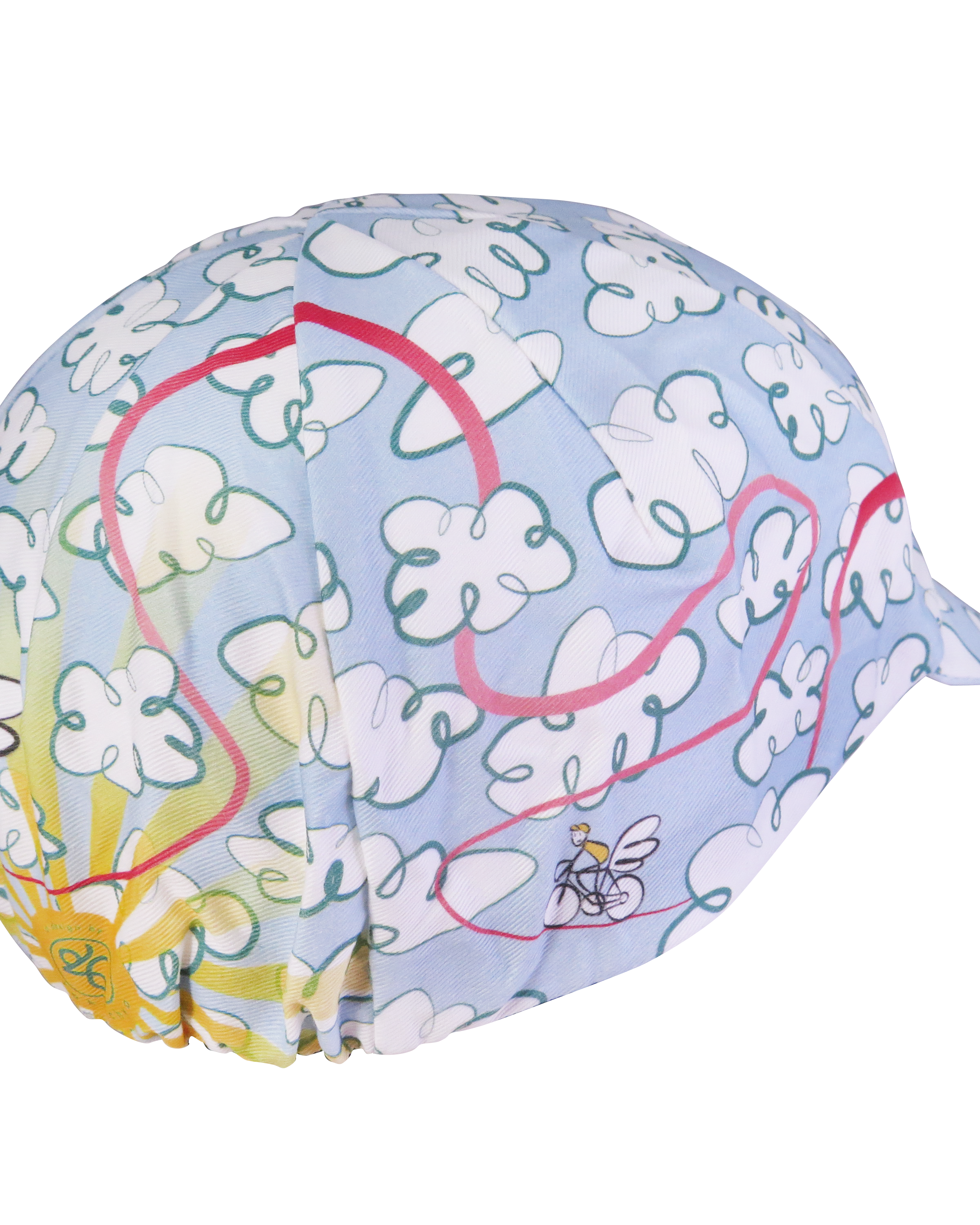A DESIGN BY TAKACHYA | Cycling Cap - Flying Unicorn Sky Blue