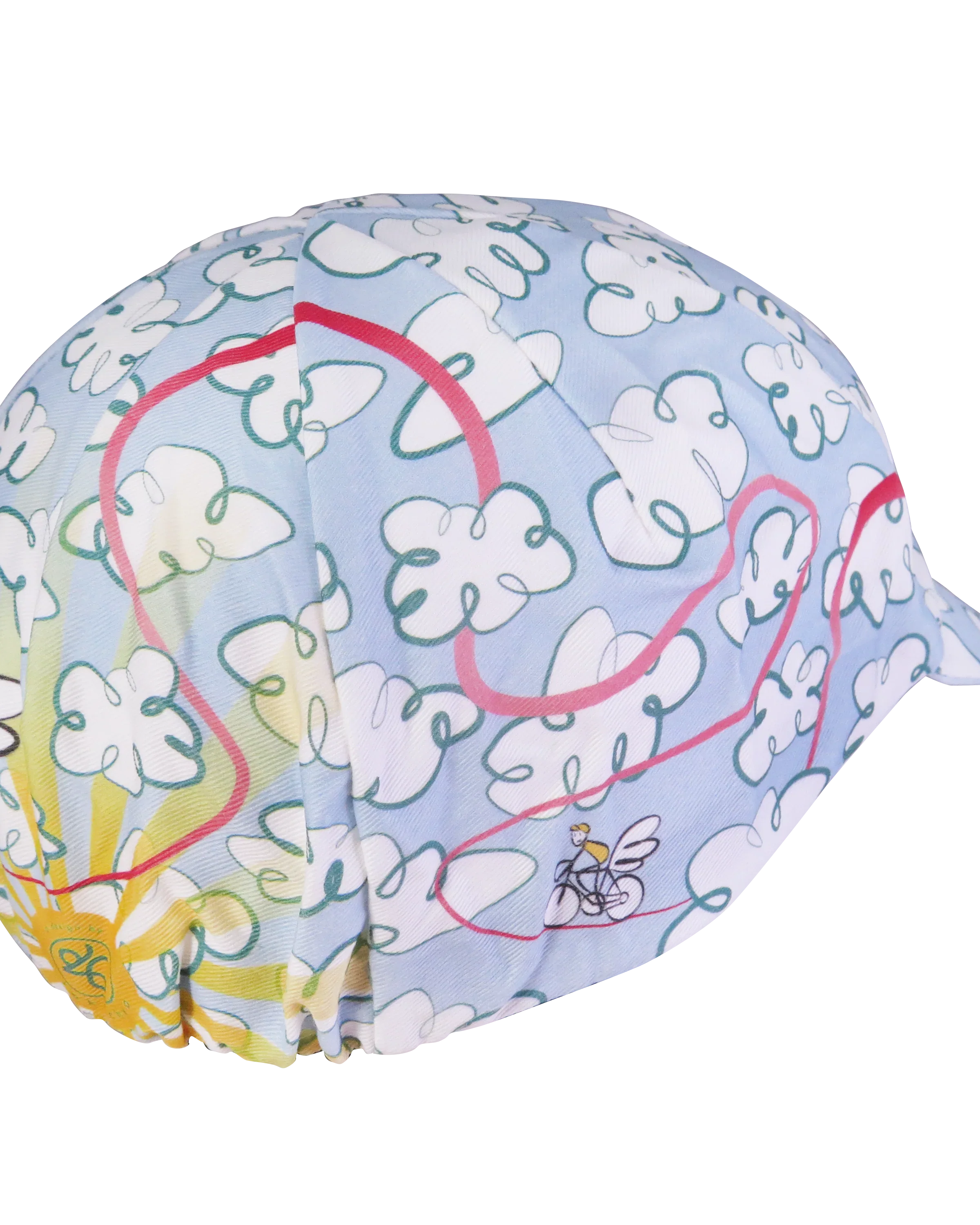 A DESIGN BY TAKACHYA | Cycling Cap - Flying Unicorn Sky Blue