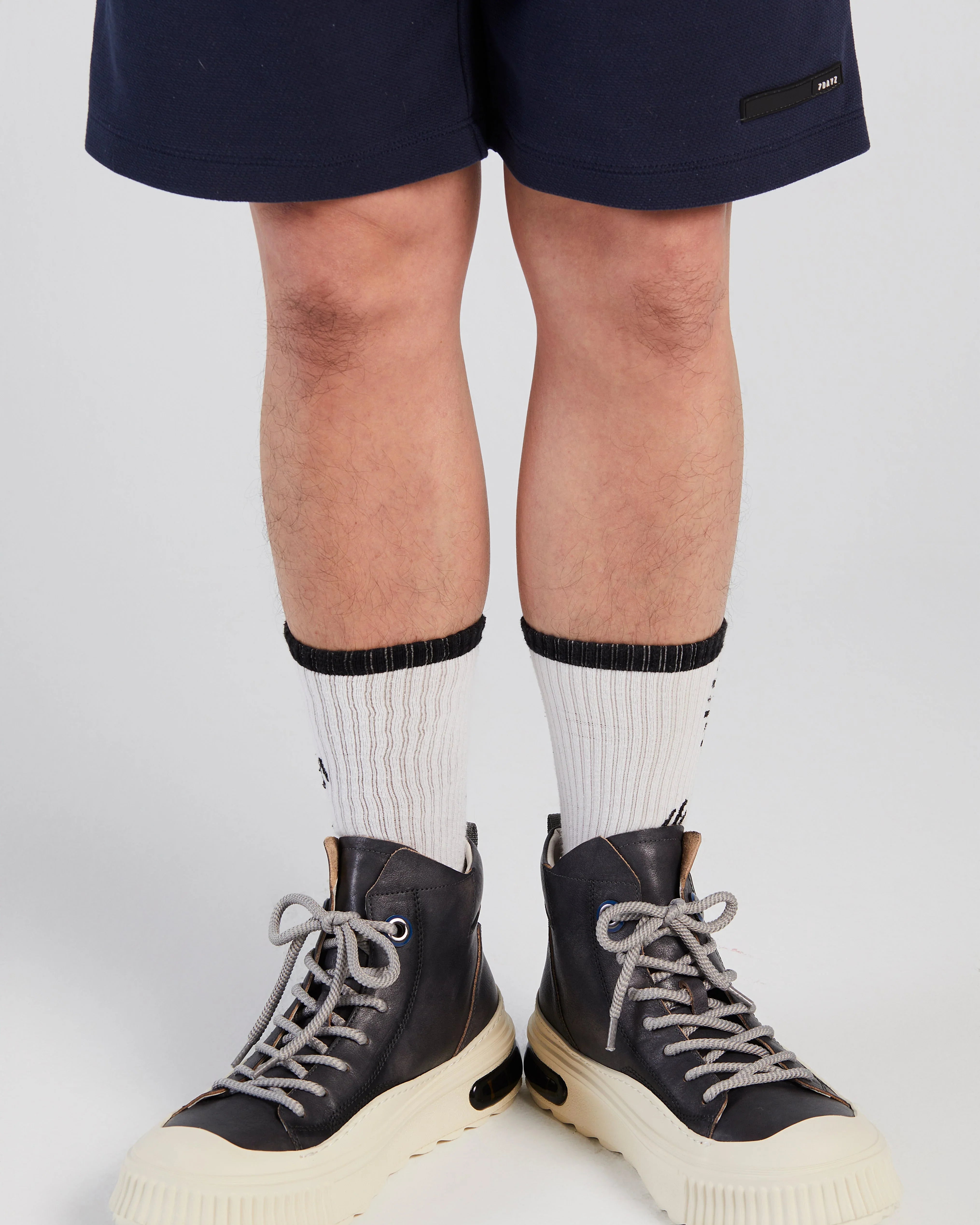 PROJECTWEAR | Farrell Mid Cut Leather Sneaker Grey
