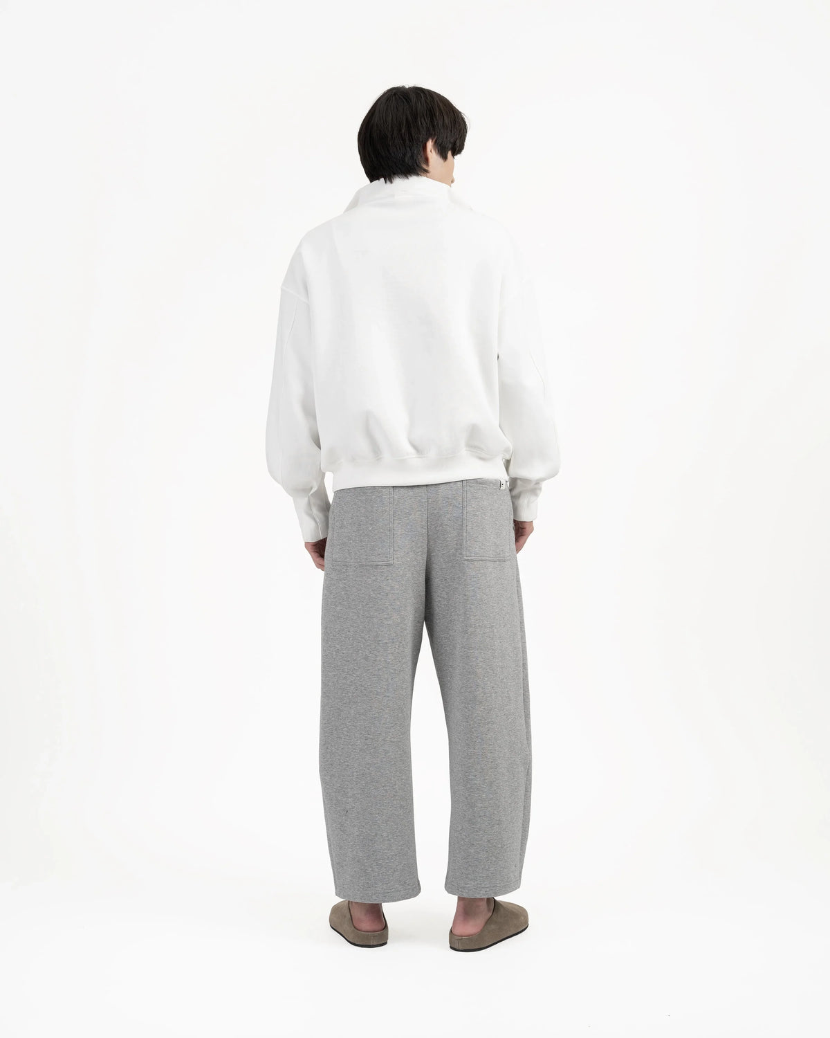 GRAYE | Quarter Zip Pullover - White