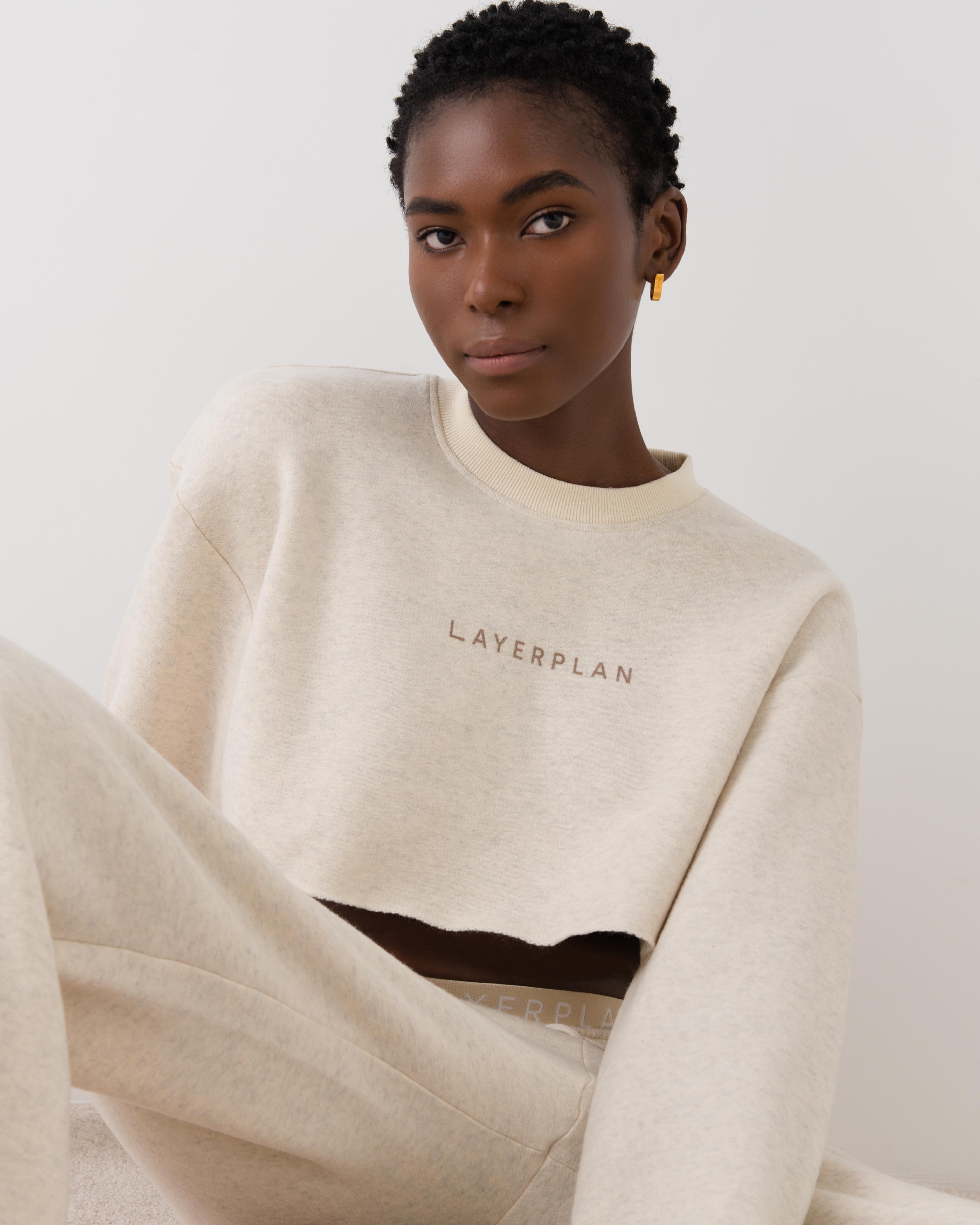 LAYERPLAN | LP Wideleg Logo Sweater Set
