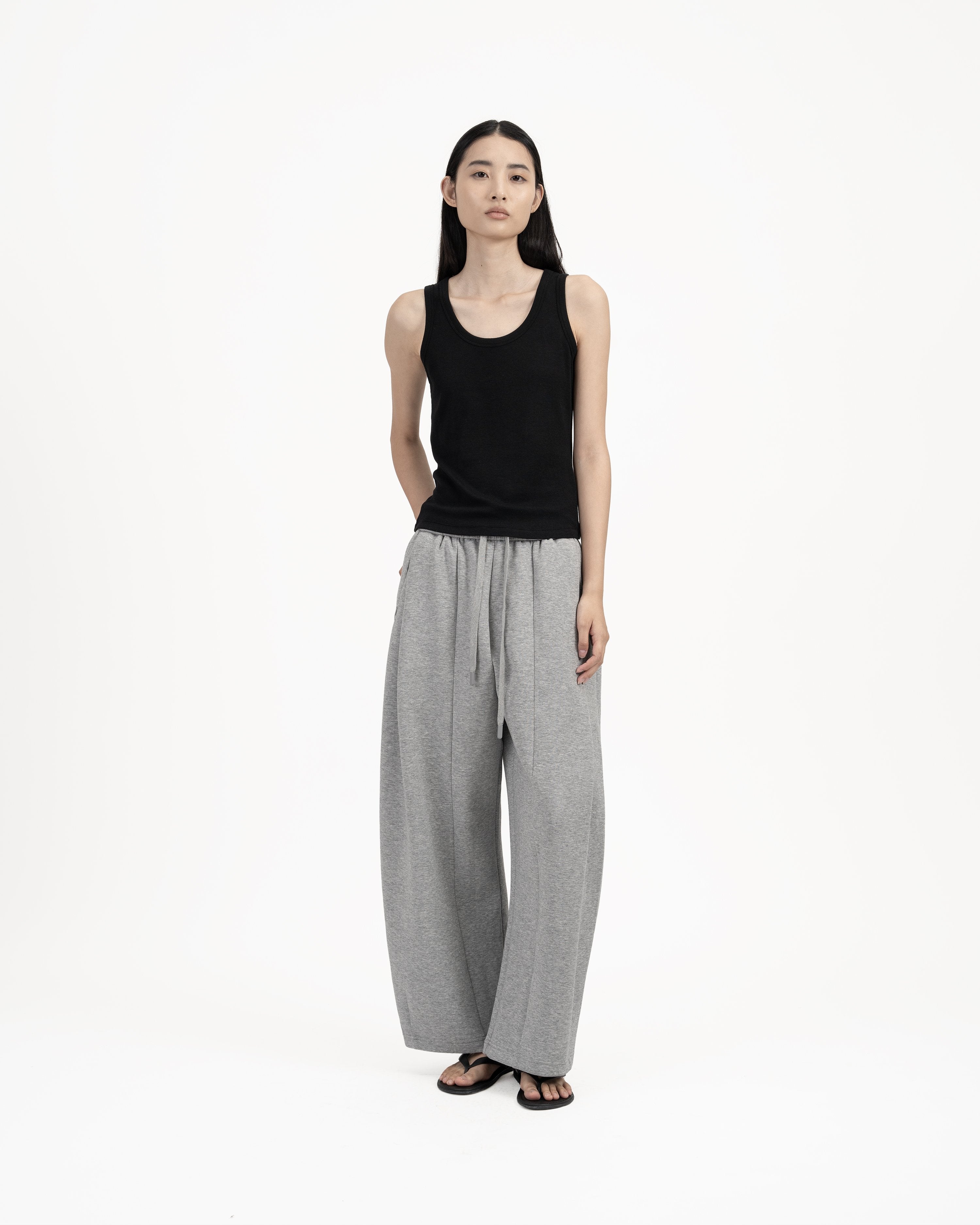 GRAYE | Modal-Cashmere Tank | Black