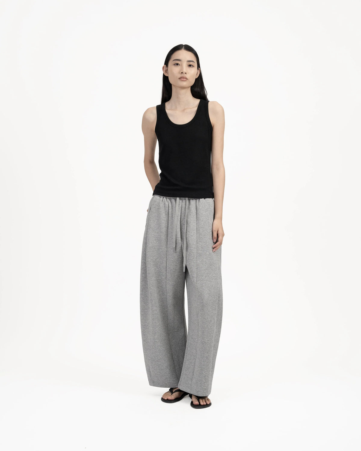 GRAYE | Modal-Cashmere Tank | Black