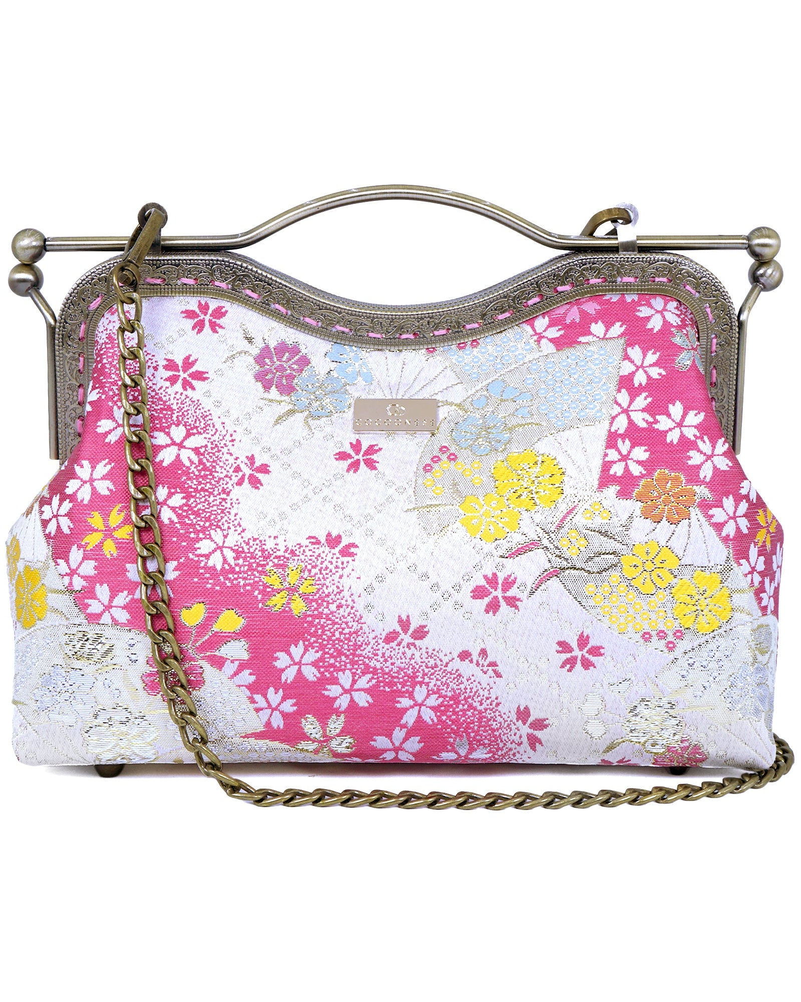 COCOONESE | Dual Lock Metal Handle Bag - Nocturne