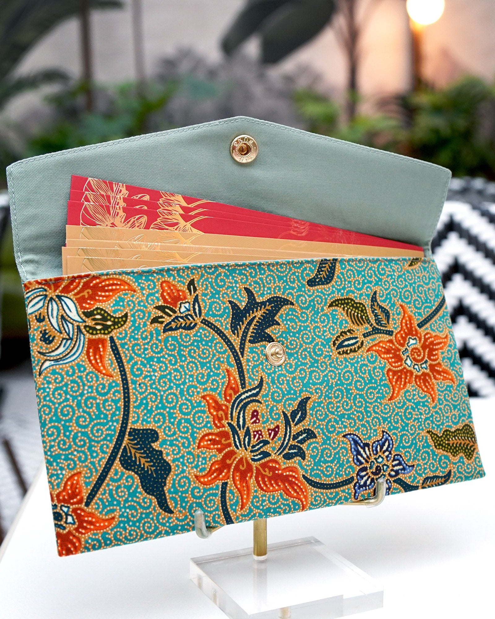 COCOONESE | Red Packet Organizer - Tropical Midnight (GN)