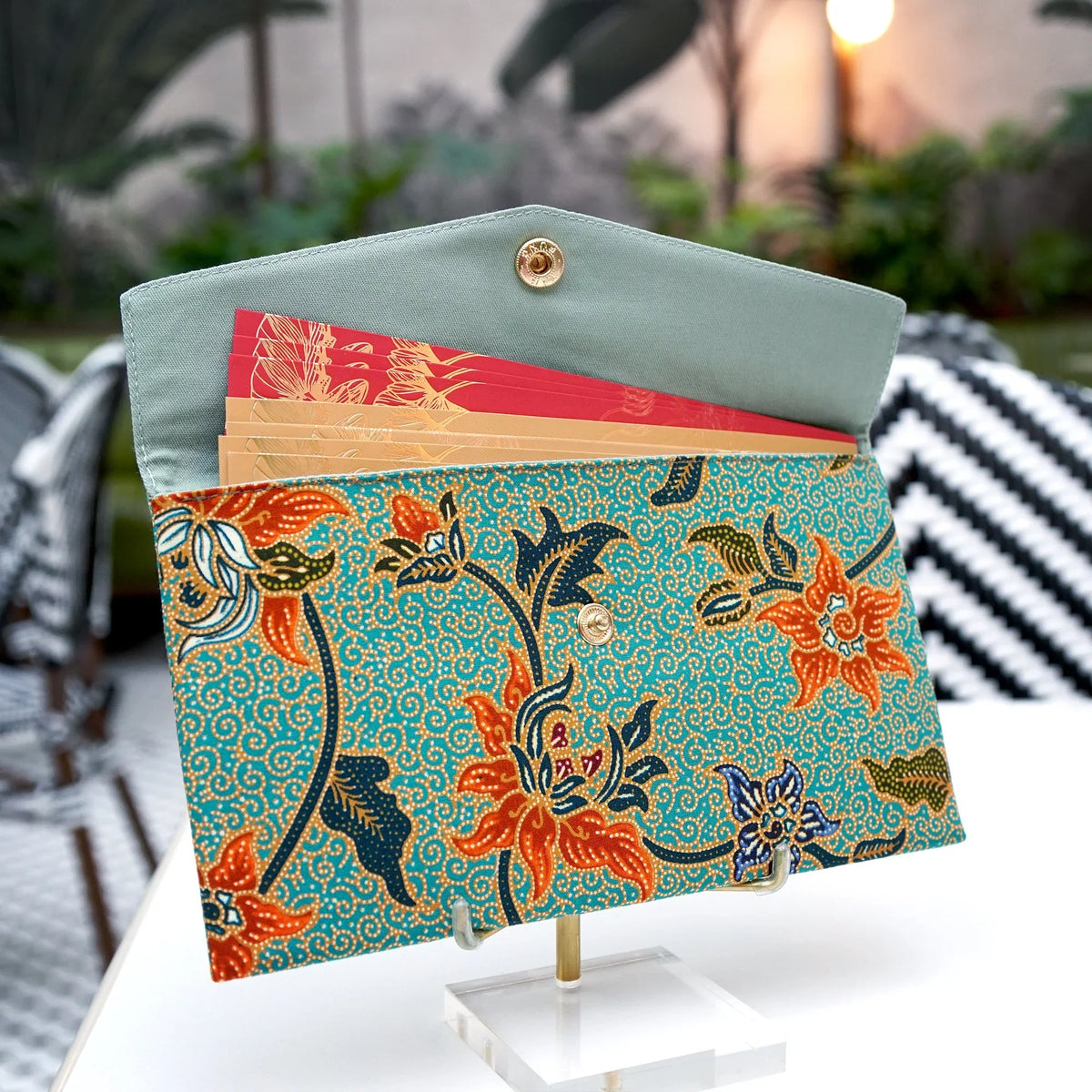 COCOONESE | Red Packet Organizer - Tropical Midnight (GN)