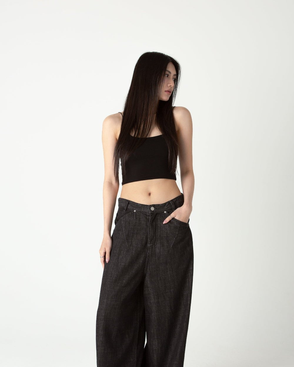 SAERO COLLECTIVE | Myeonsa Denim Jeans | Midnight Black