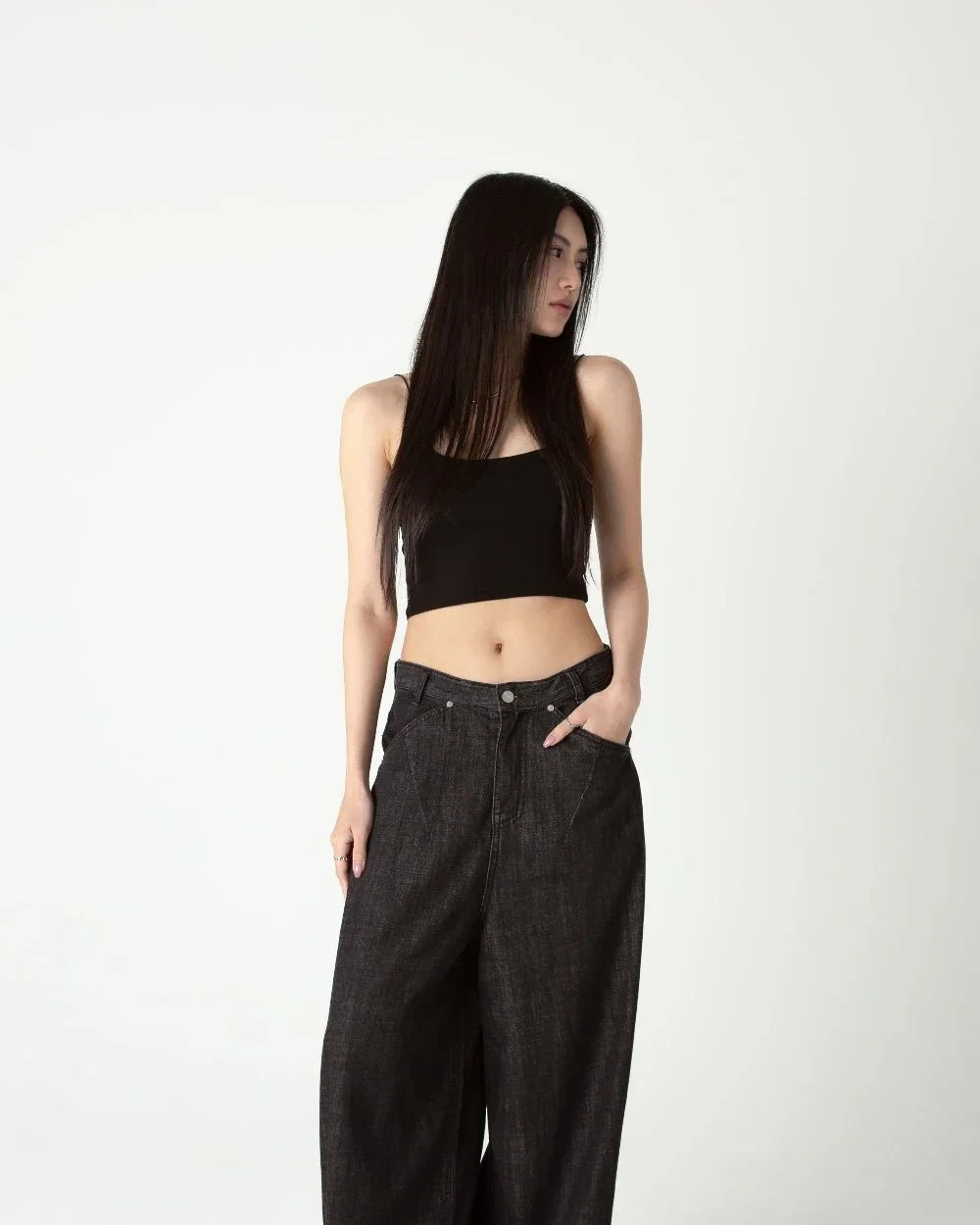 SAERO COLLECTIVE | Myeonsa Denim Jeans | Midnight Black