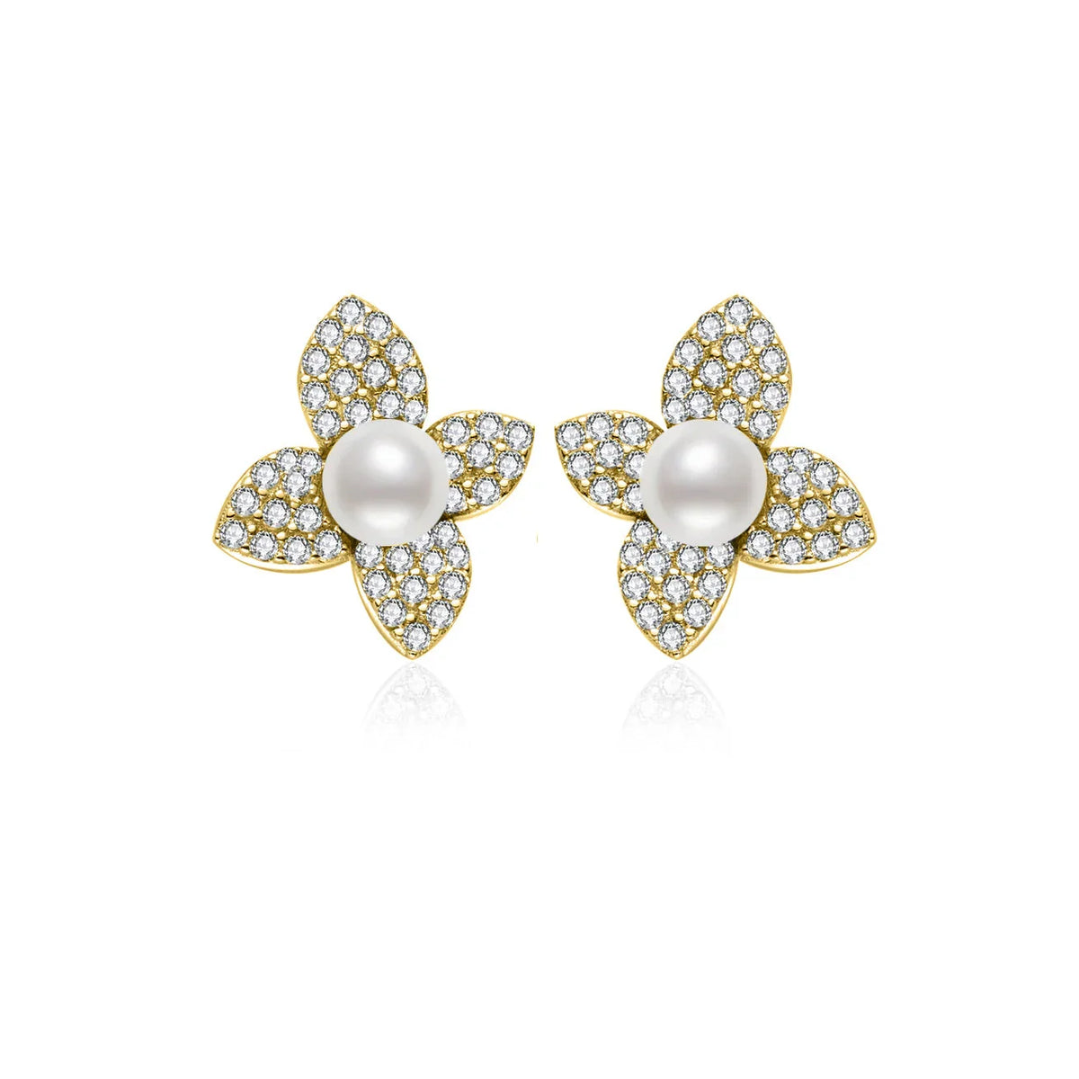 PEARLY LUSTRE | Top Grade Freshwater Pearl Earrings WE00844 | BLOOM