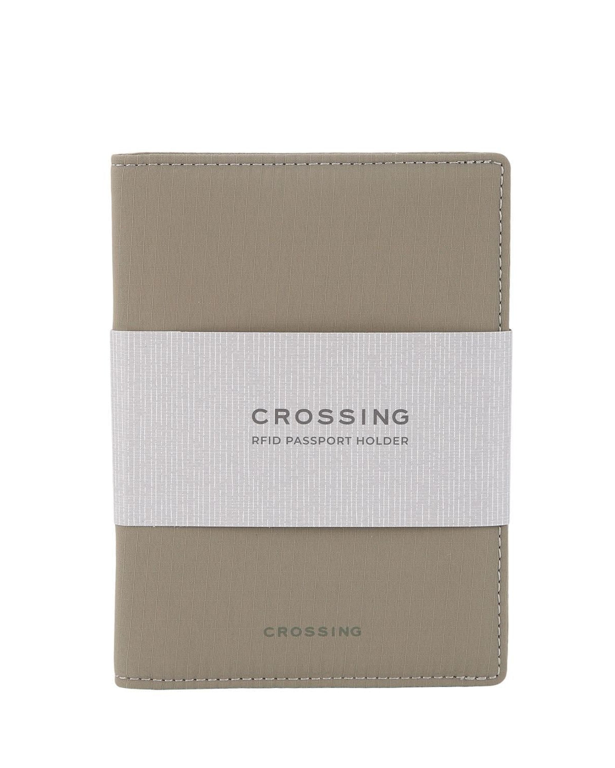 CROSSING | Waterproof Checked Nylon Passport Cover RFID