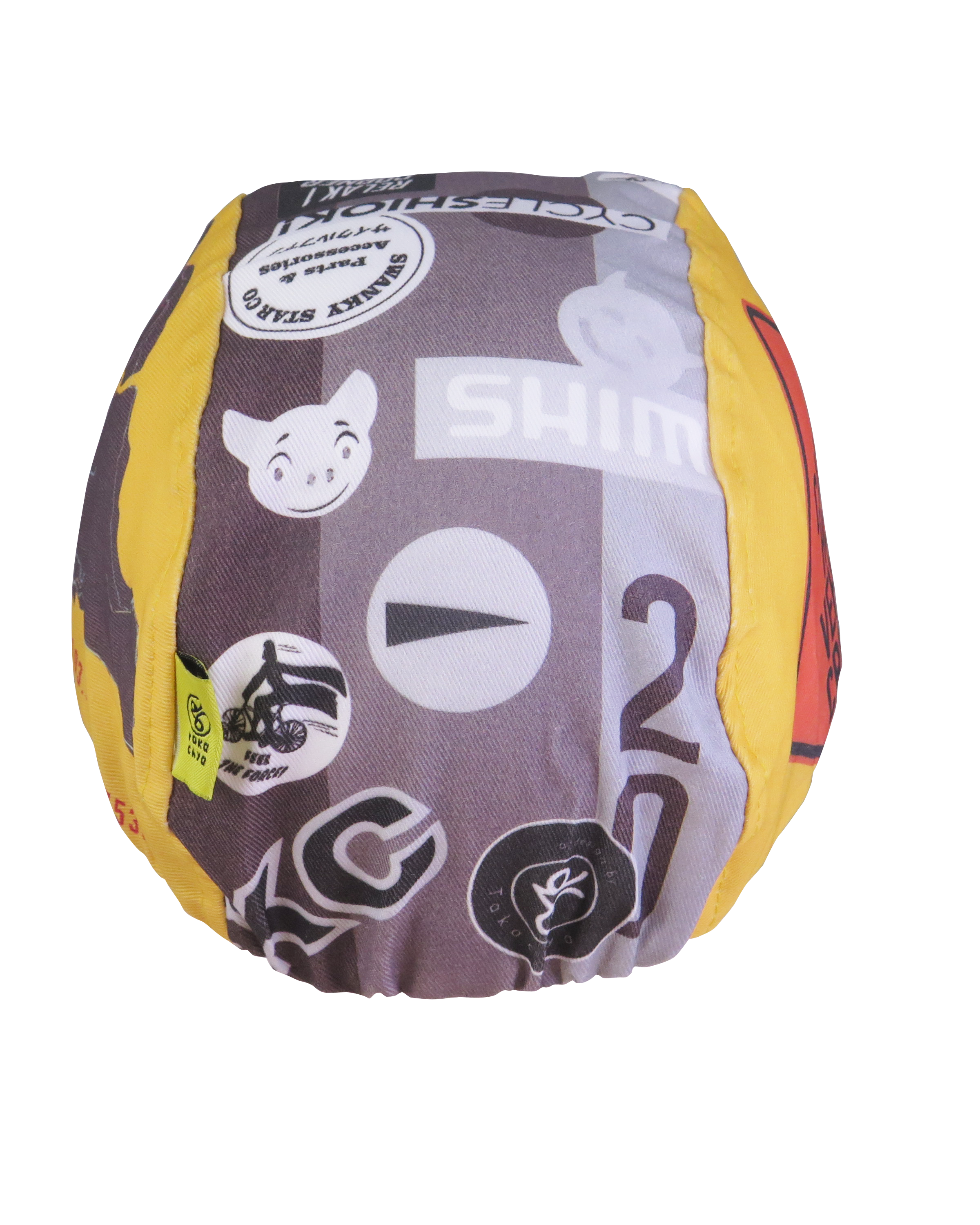 A DESIGN BY TAKACHYA | Cycling Cap - Mission to Tuas Grayscale