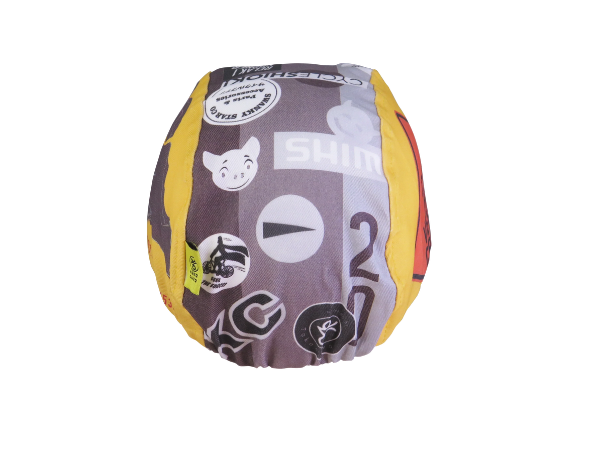 A DESIGN BY TAKACHYA | Cycling Cap - Mission to Tuas Grayscale