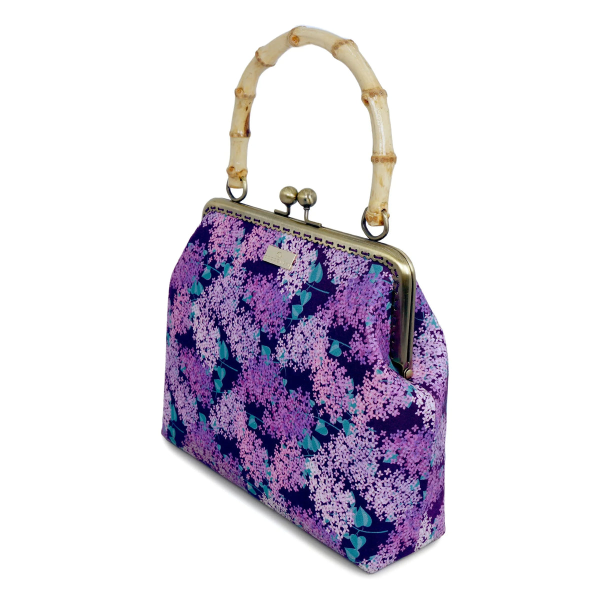 COCOONESE | Bamboo Top Handle Bag - Lavender