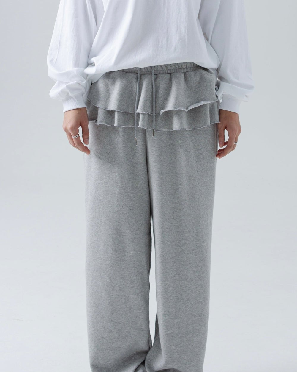 SAERO COLLECTIVE | Playline Jersey Pants | Heather Grey
