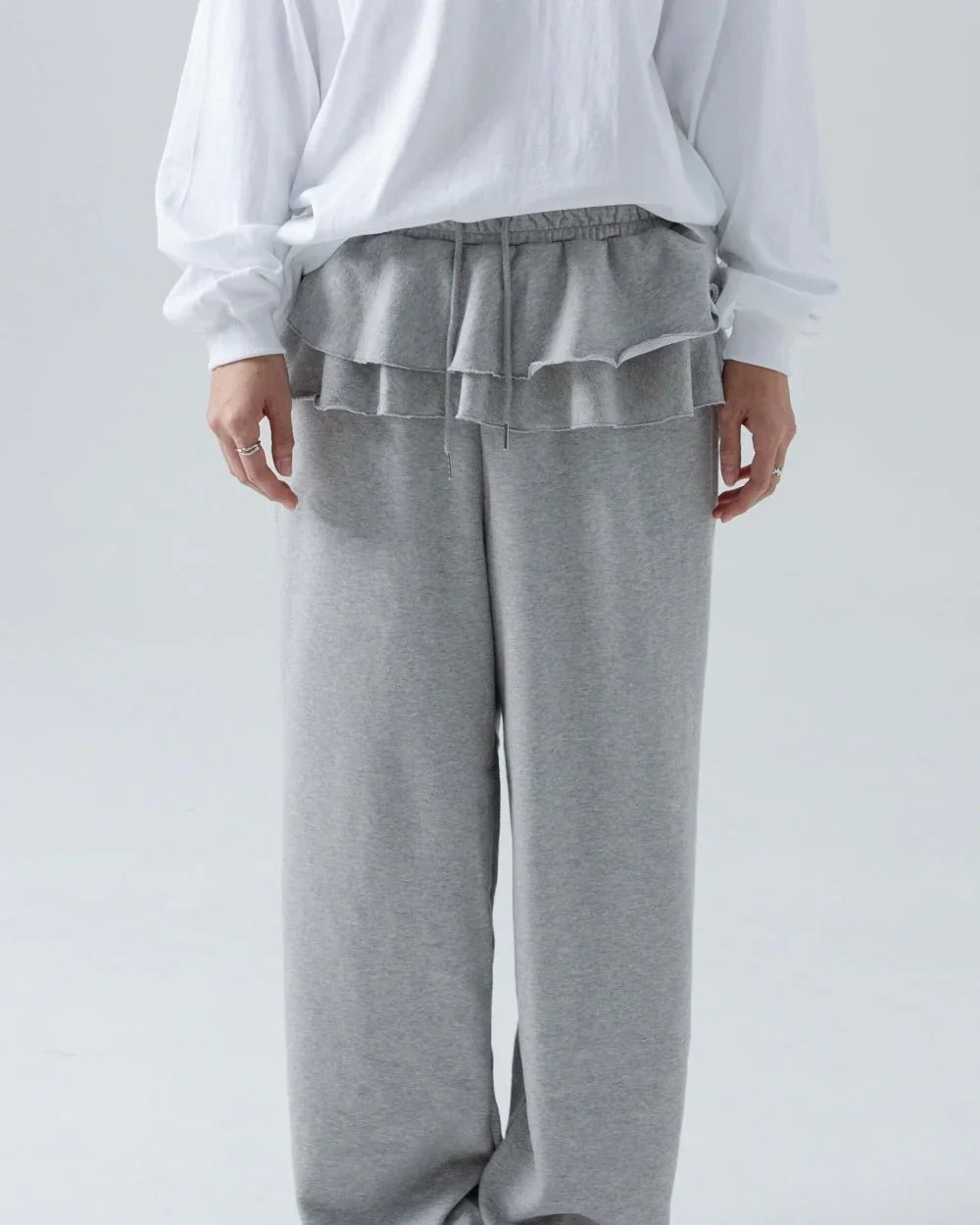 SAERO COLLECTIVE | Playline Jersey Pants | Heather Grey