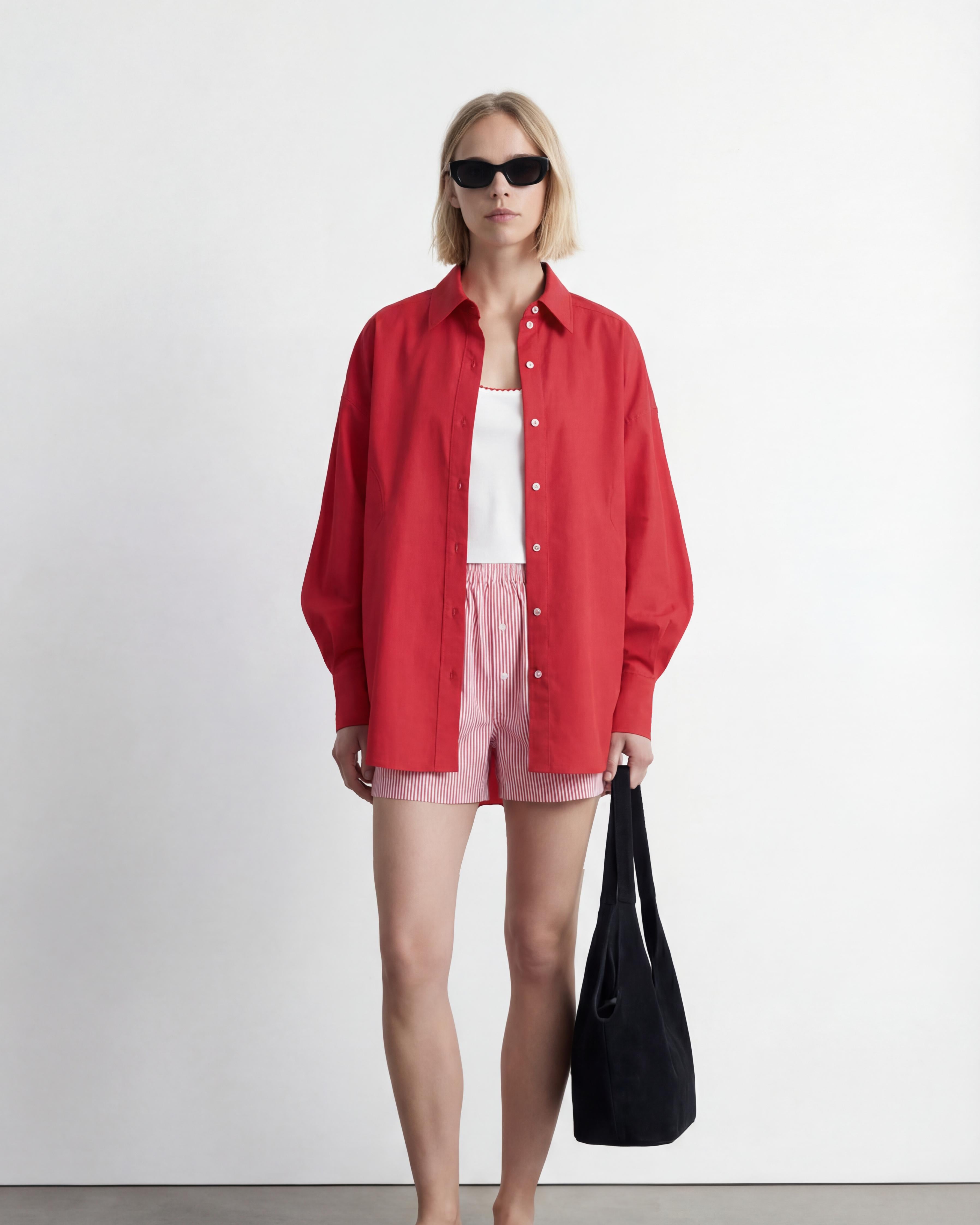 LAYERPLAN | Cirrus Pieced Oversized Shirt Layers